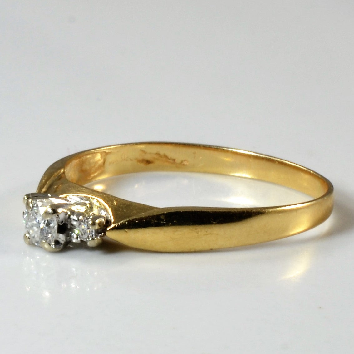 Three Stone Diamond Ring | 0.11ctw | SZ 7 |