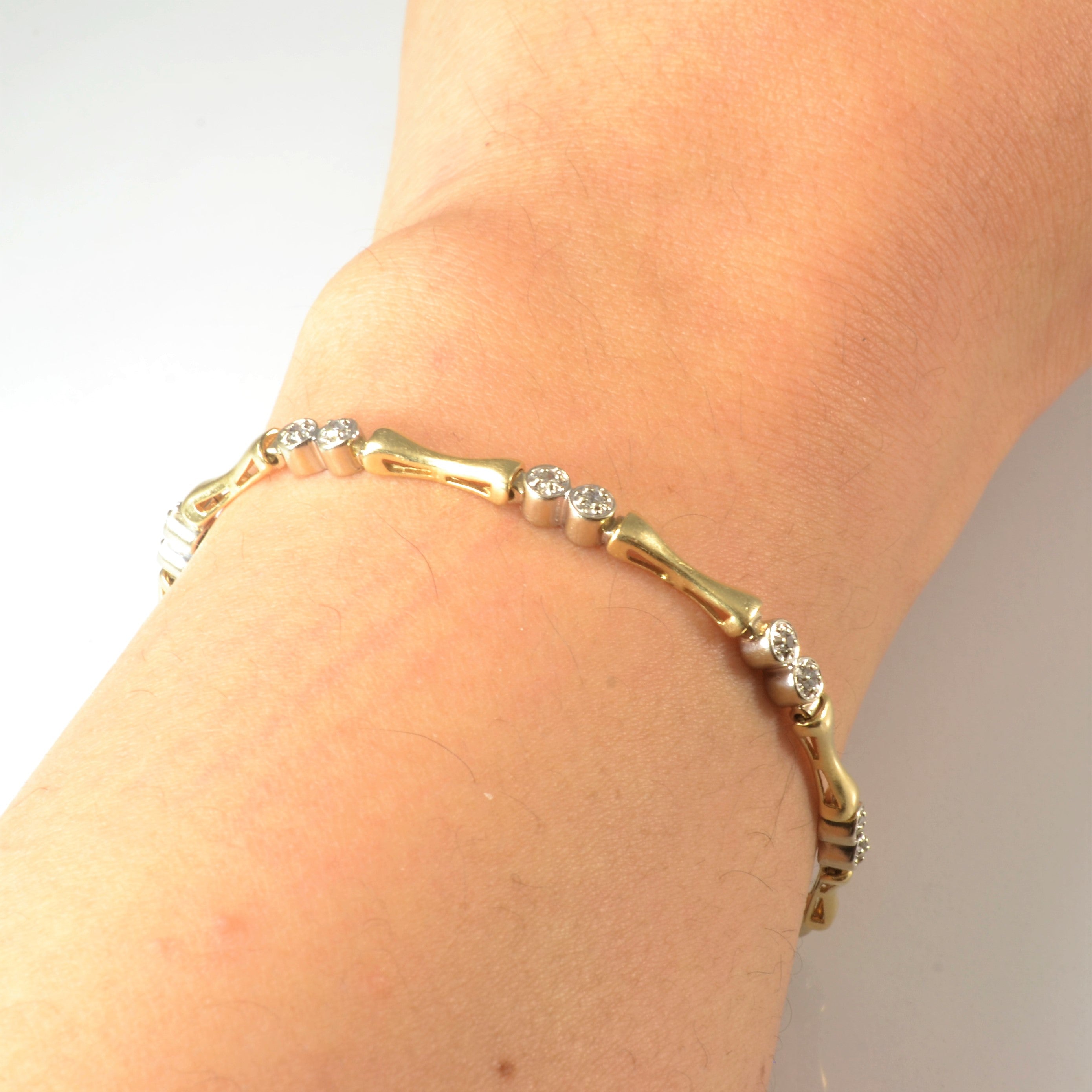 Diamond Chain Bracelet | 0.20ctw | 7" |