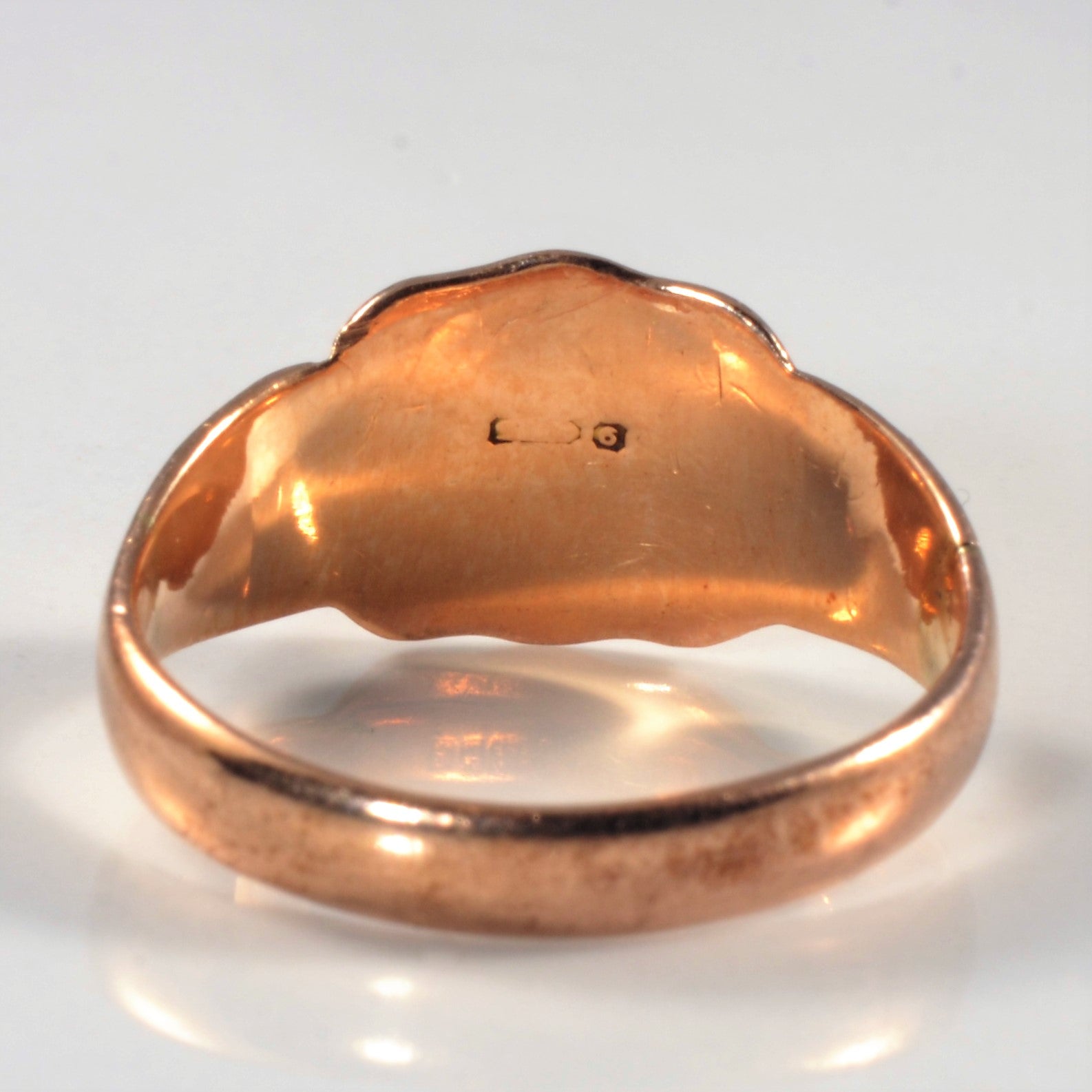 Engraved Initial 'MB' Signet Ring | SZ 8.25 |