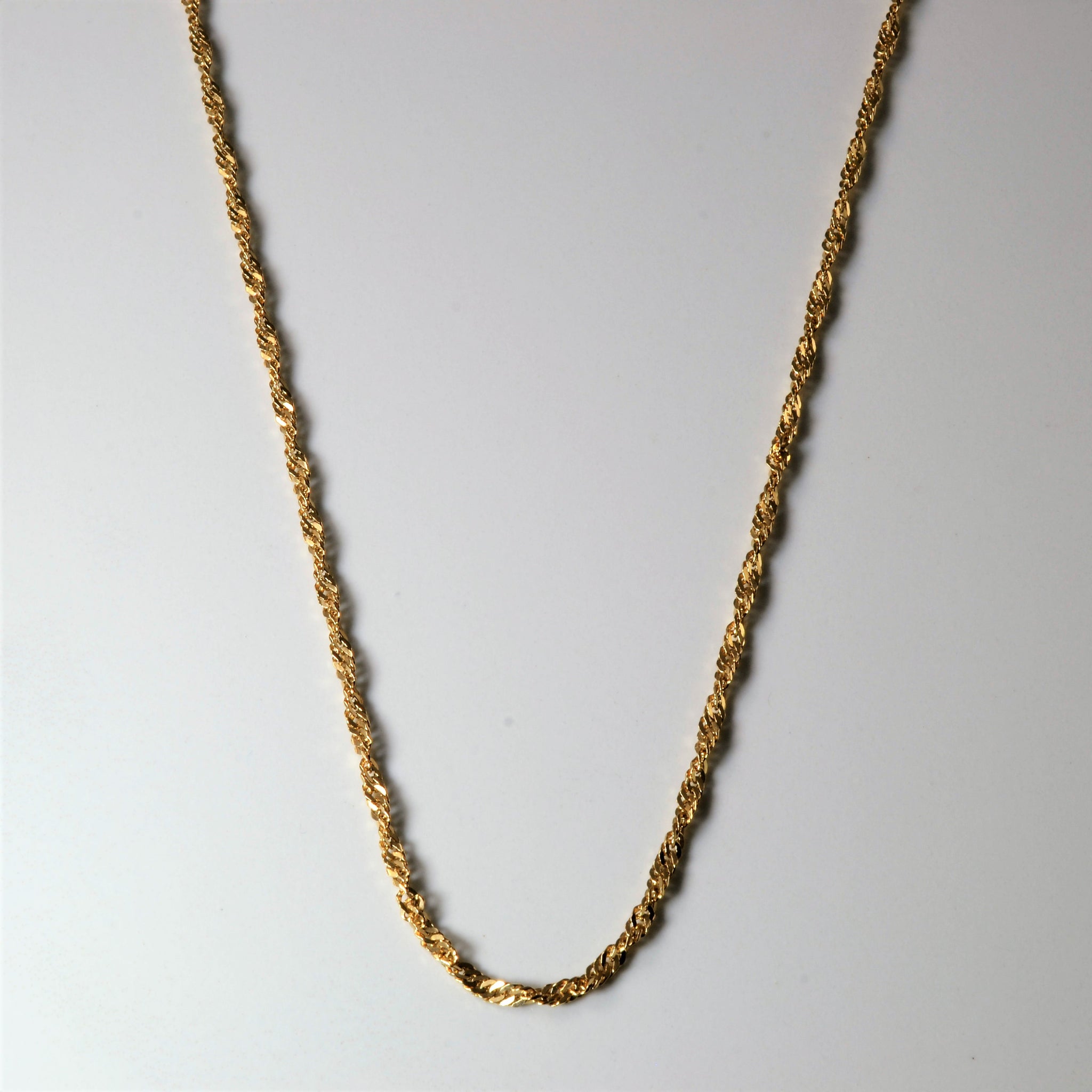 10k Yellow Gold Singapore Chain (1.80 mm) main image 0