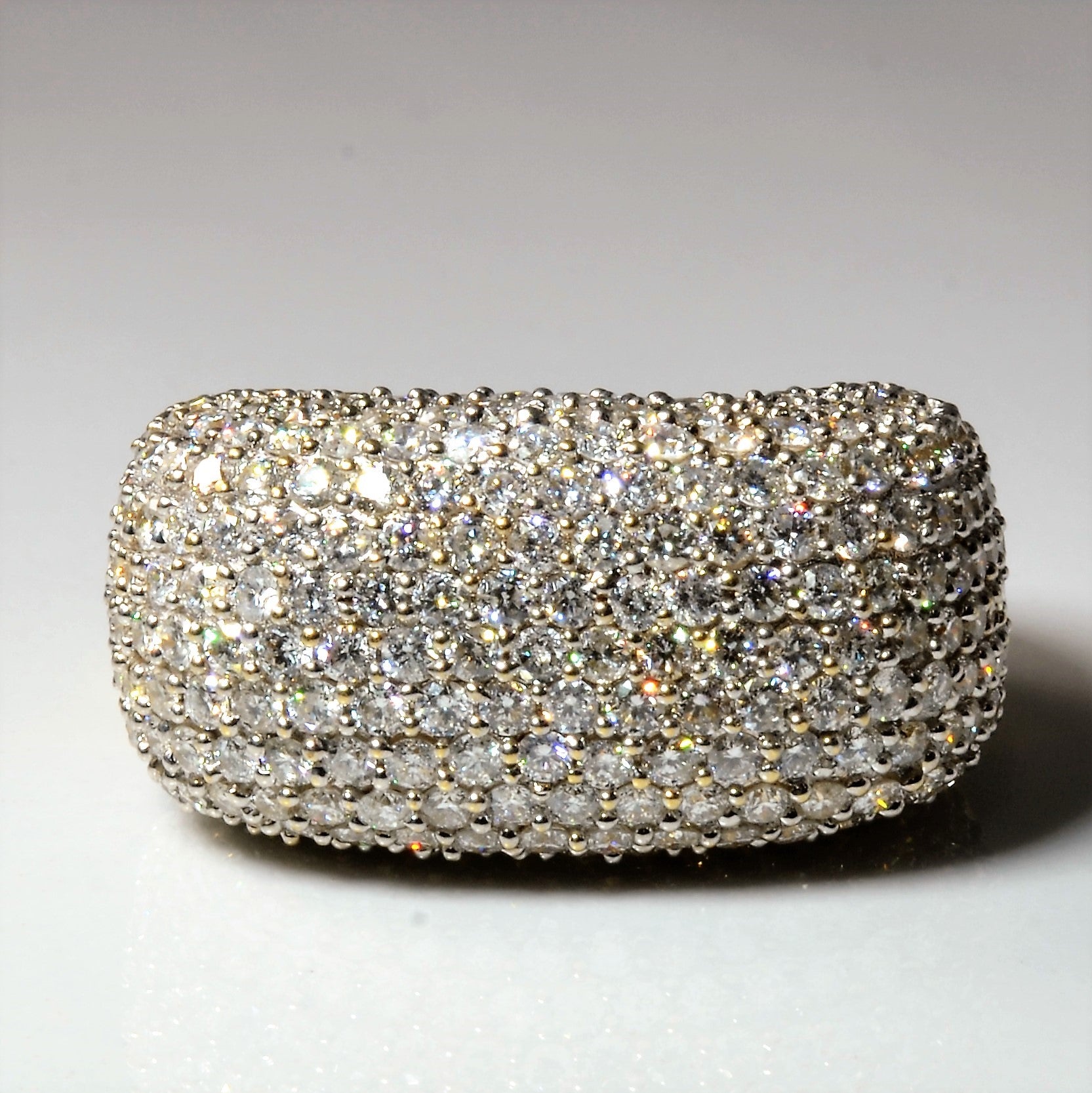 Pave Diamond Dome Ring | 5.38ctw | SZ 10.5 |