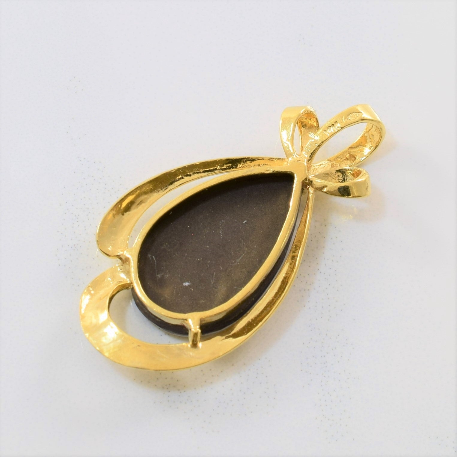 Pear Cut Ammolite Pendant | 3.50ct |