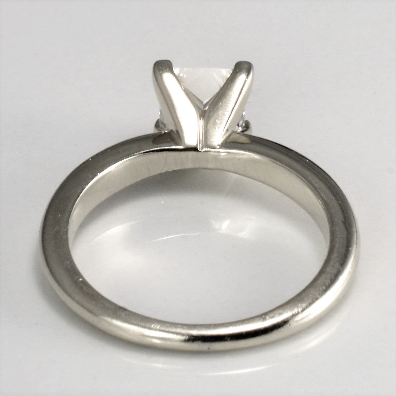 Solitaire Princess Diamond Engagement Ring | 0.82 ct | VVS2, H/I | SZ 4.25 |