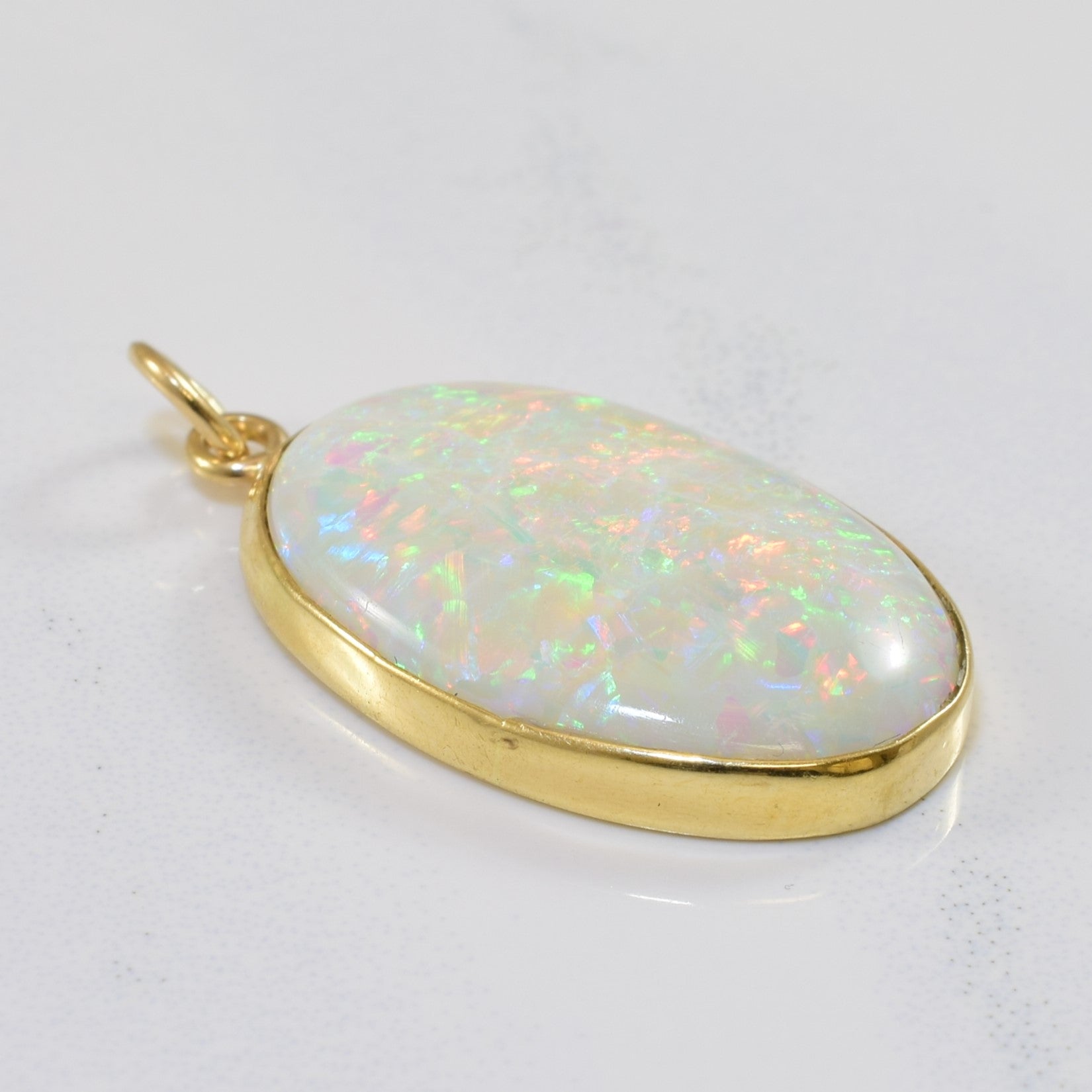 Bezel Set Opal Pendant | 7.50ct |