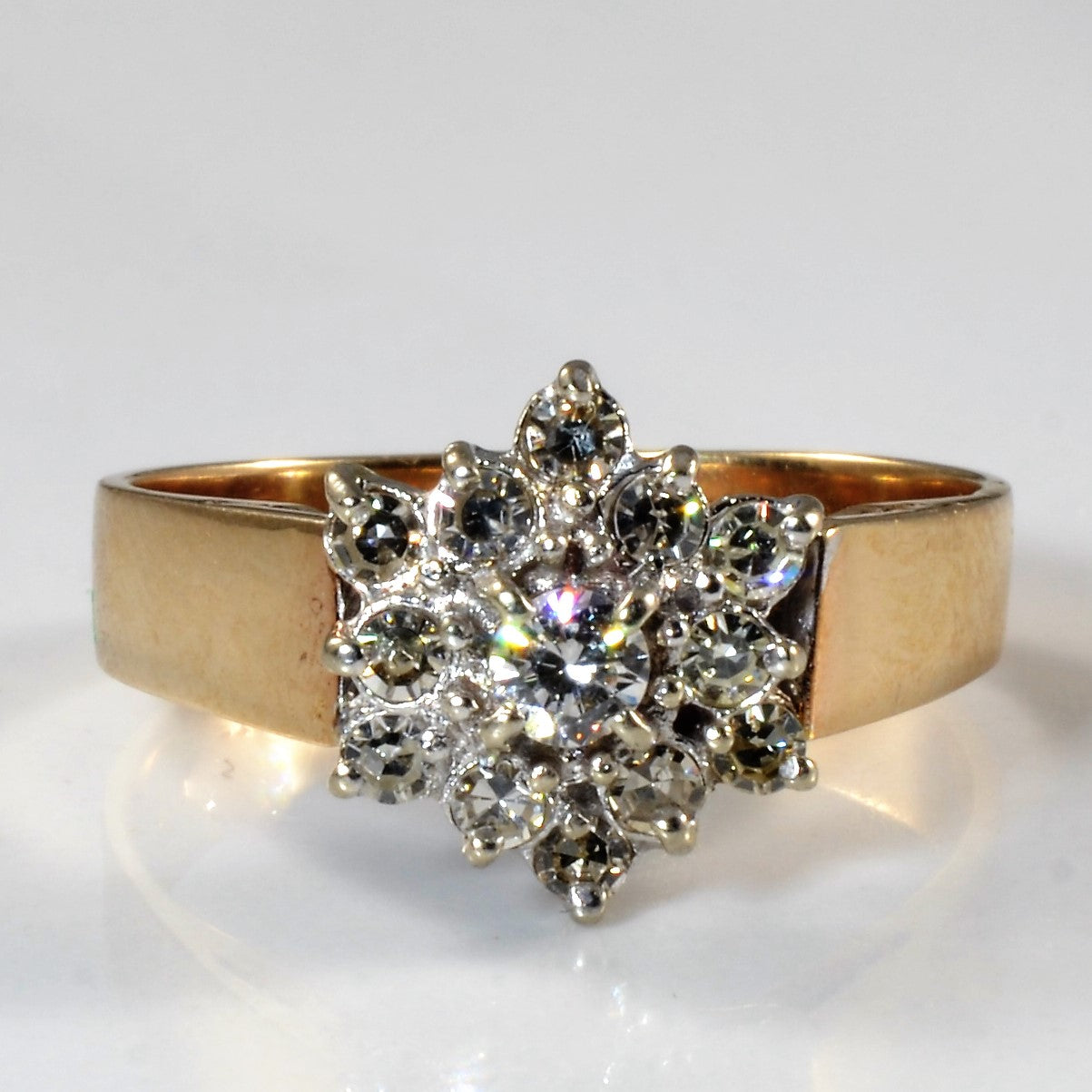 Diamond Cluster Ring | 0.48ctw | SZ 9 |