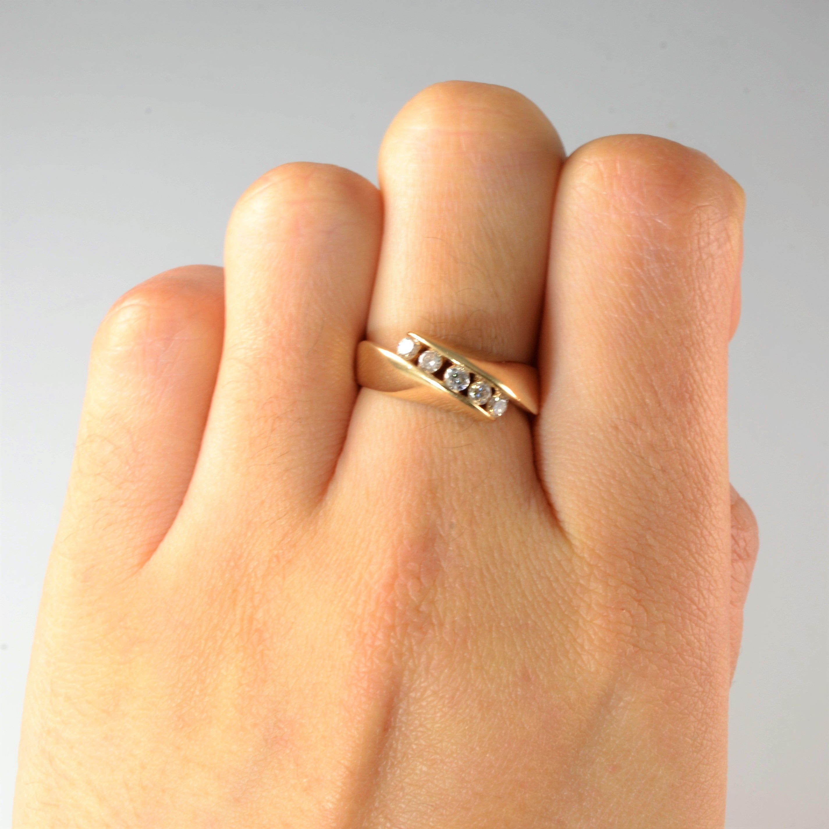 Bypass Channel Set Diamond Ring | 0.30ctw | SZ 6 |