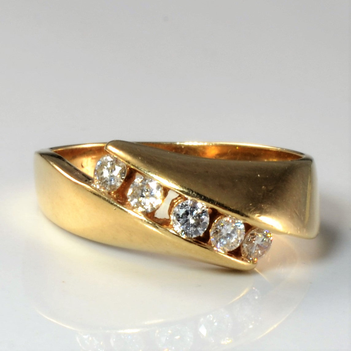 Bypass Channel Set Diamond Ring | 0.30ctw | SZ 6 |