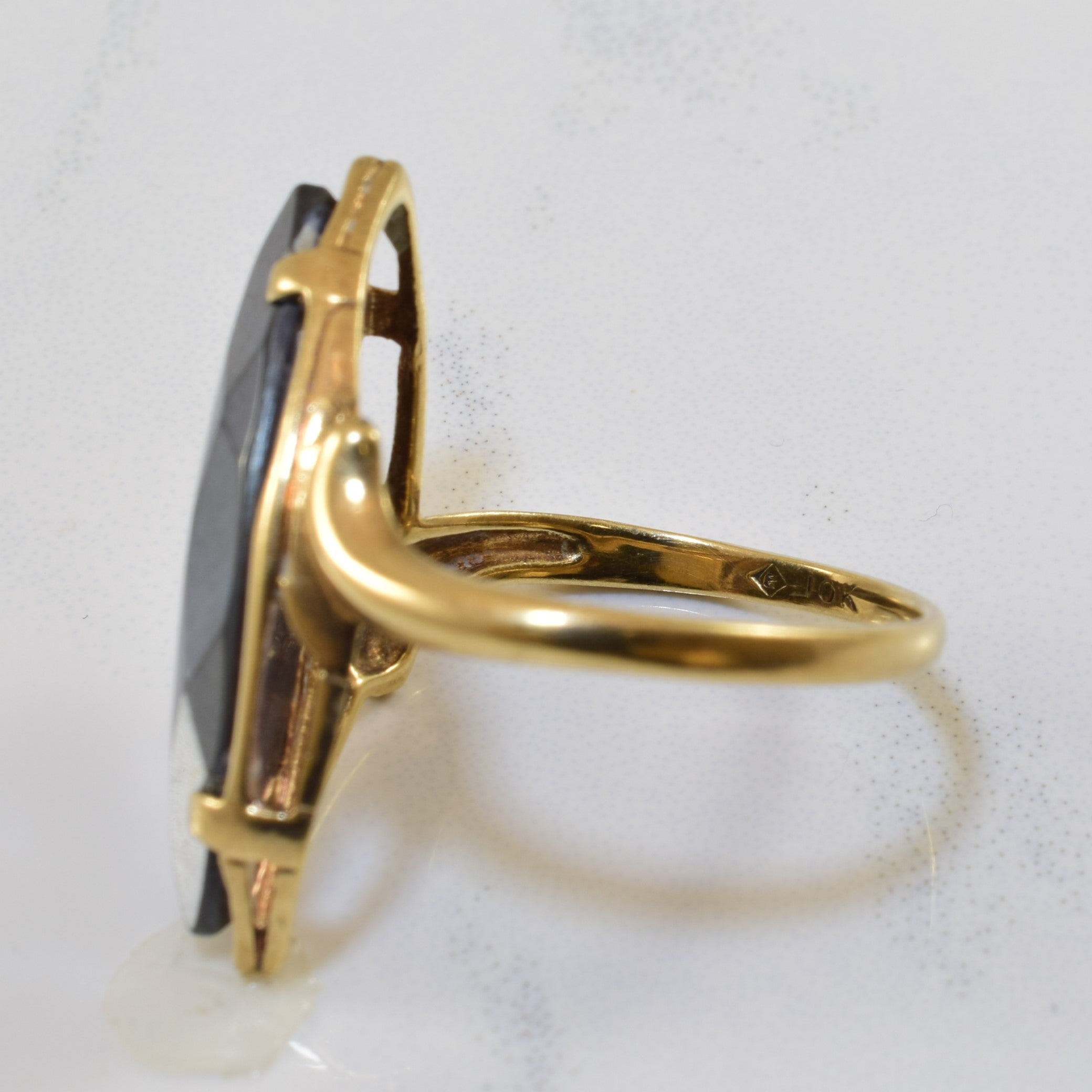 Marquise Hematite Ring | 4.00ct | SZ 6 |