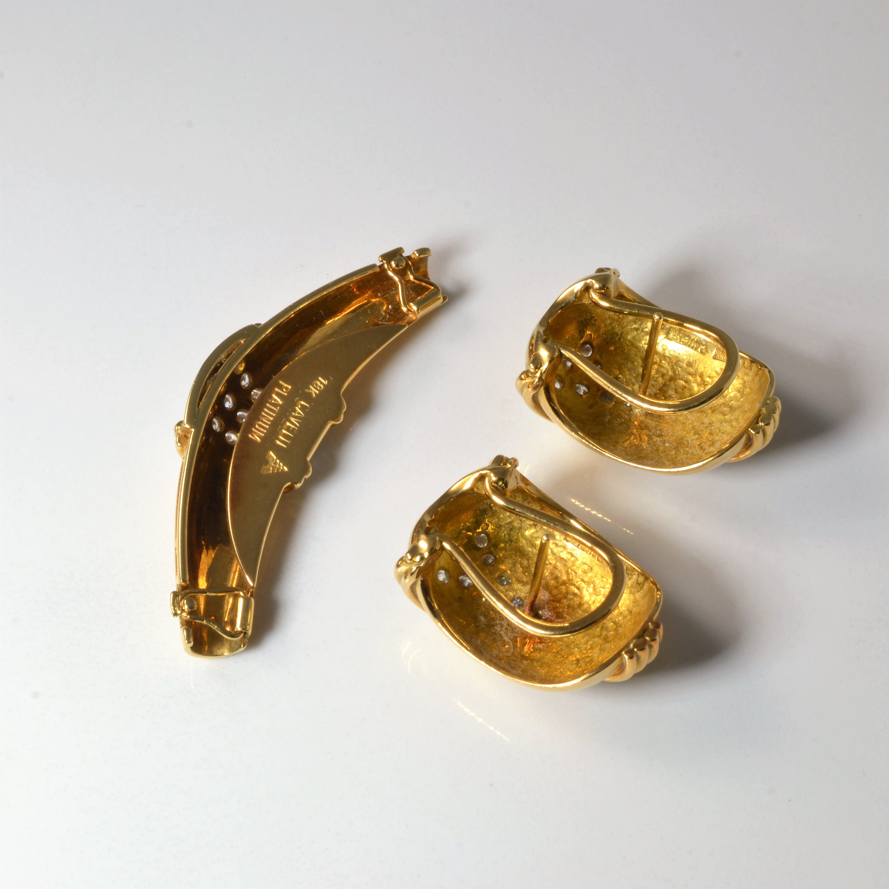 Cavelti' Diamond Earrings & Pendant Set | 1.64ctw |