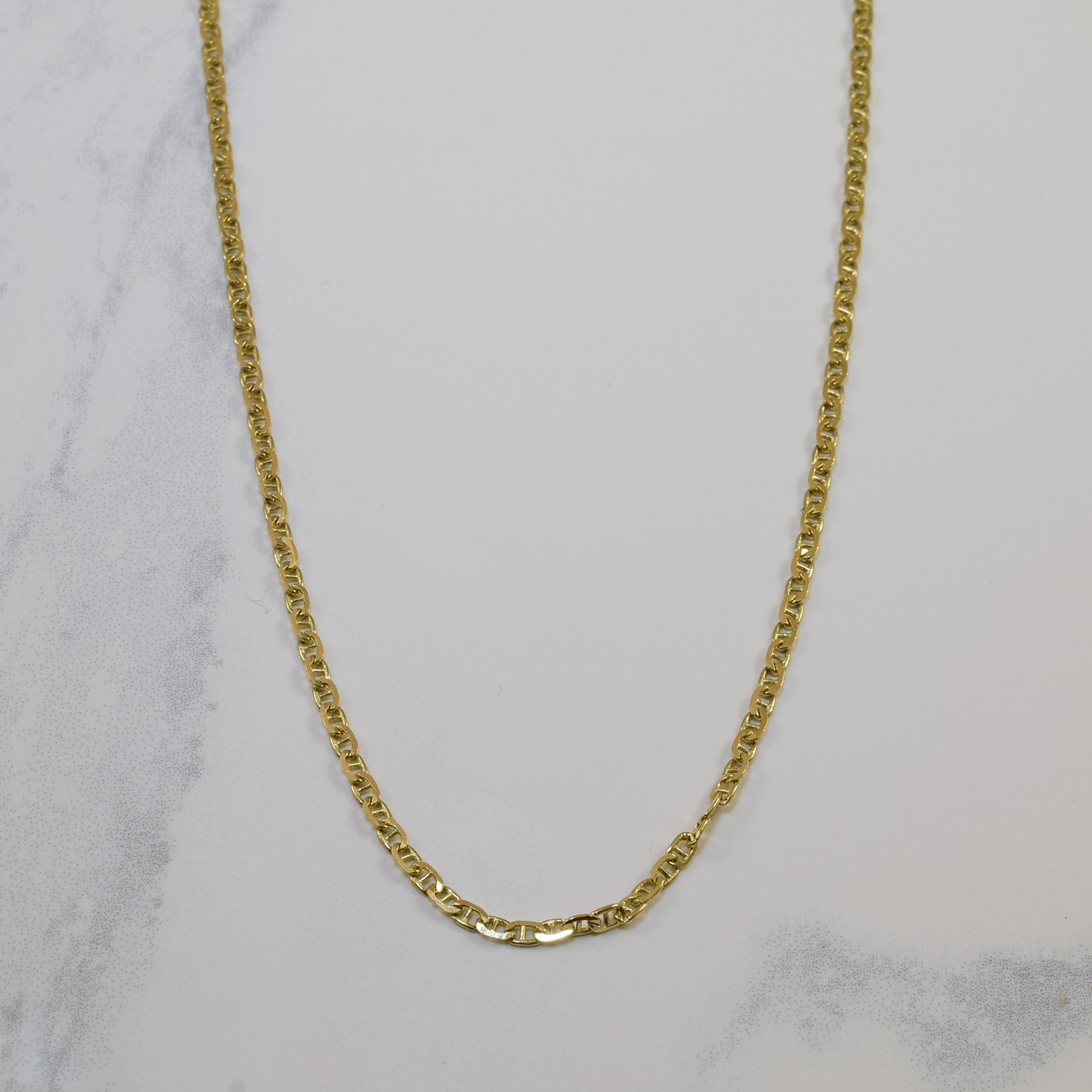 14k Yellow Gold Anchor Chain | 20" |