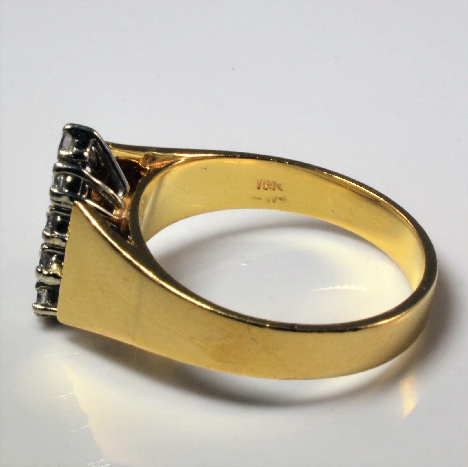 Vertical Diamond Cluster Ring | 0.28ctw | SZ 9.25 |