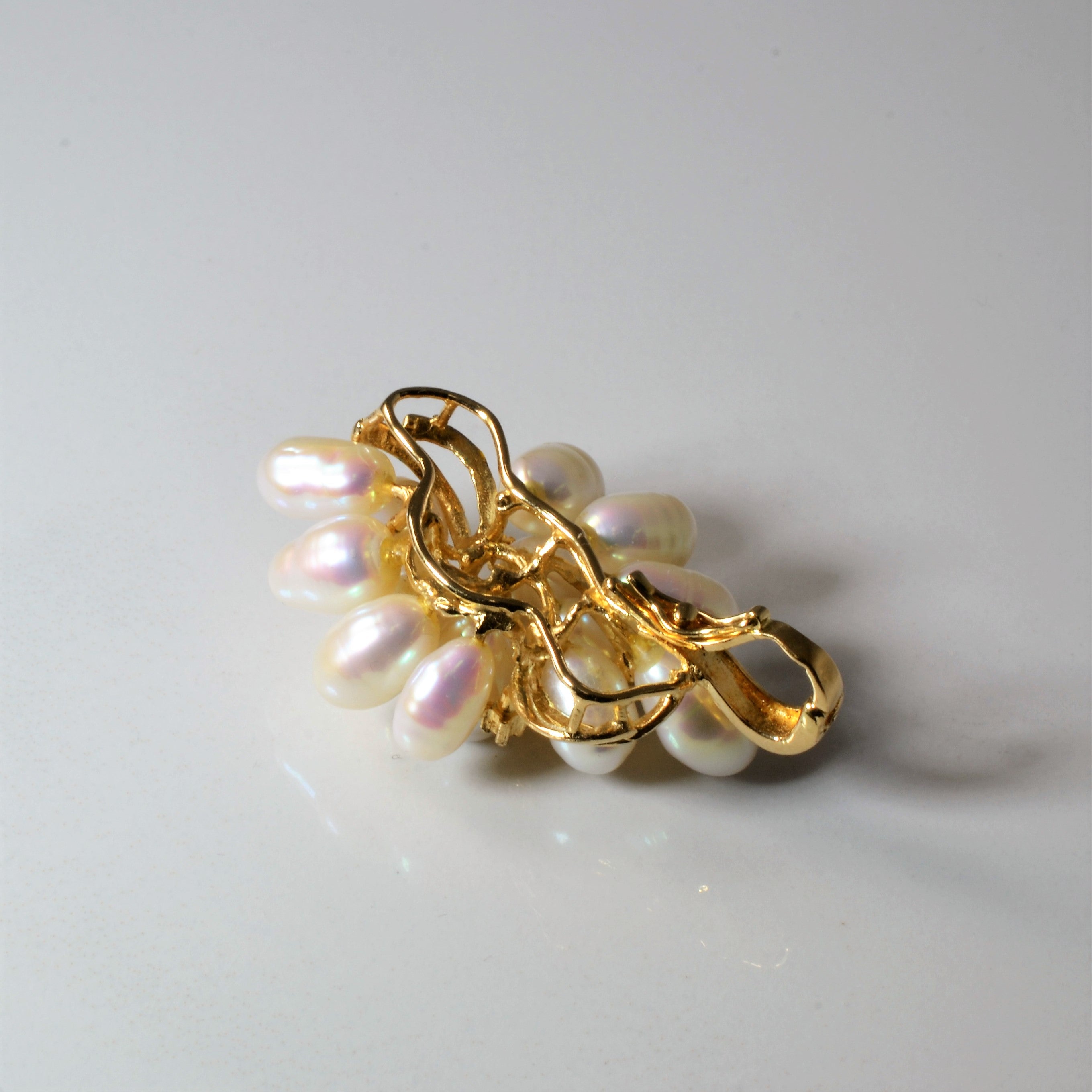 Pearl Cluster Pendant | 0.05ctw |