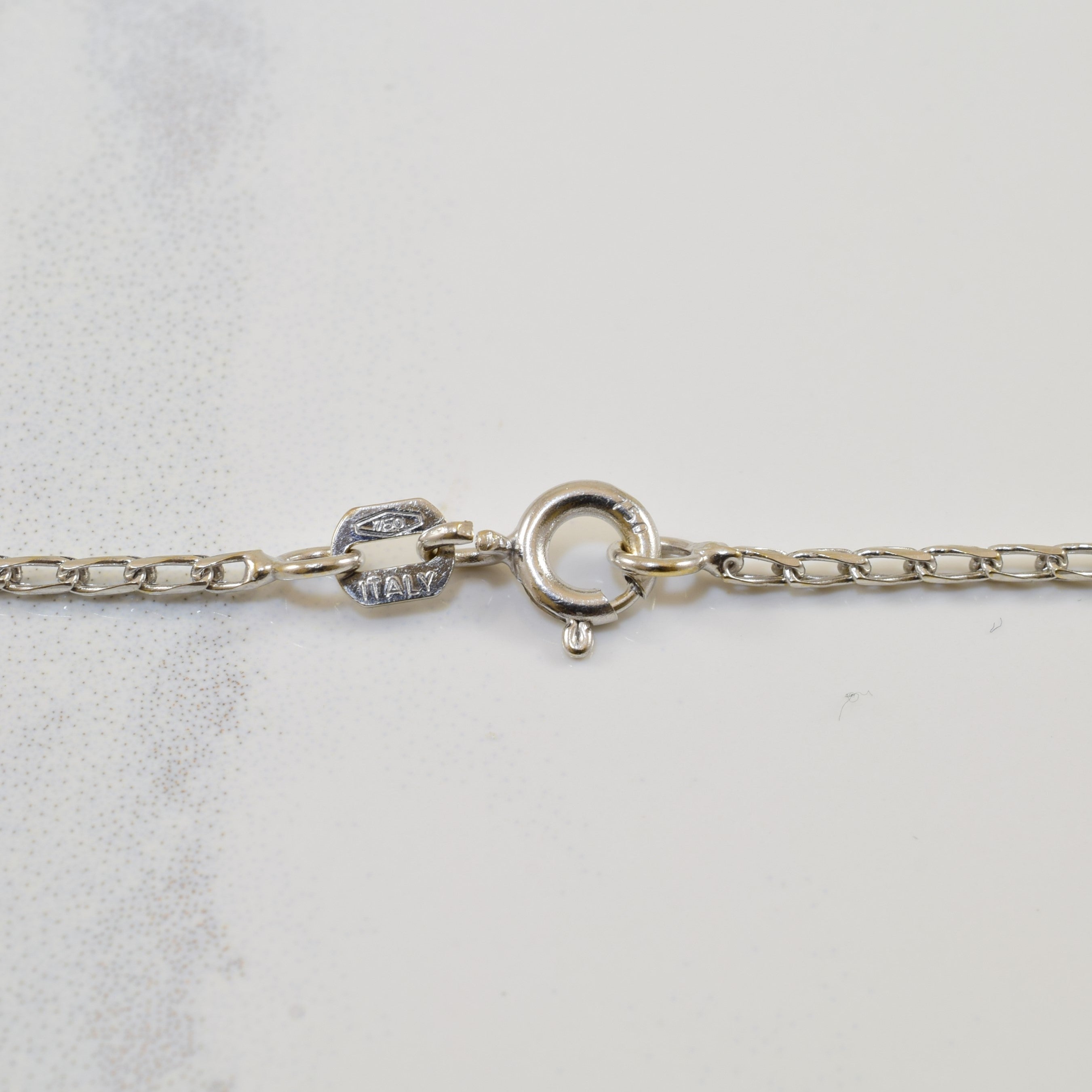 18k White Gold Wheat Chain | 18" |