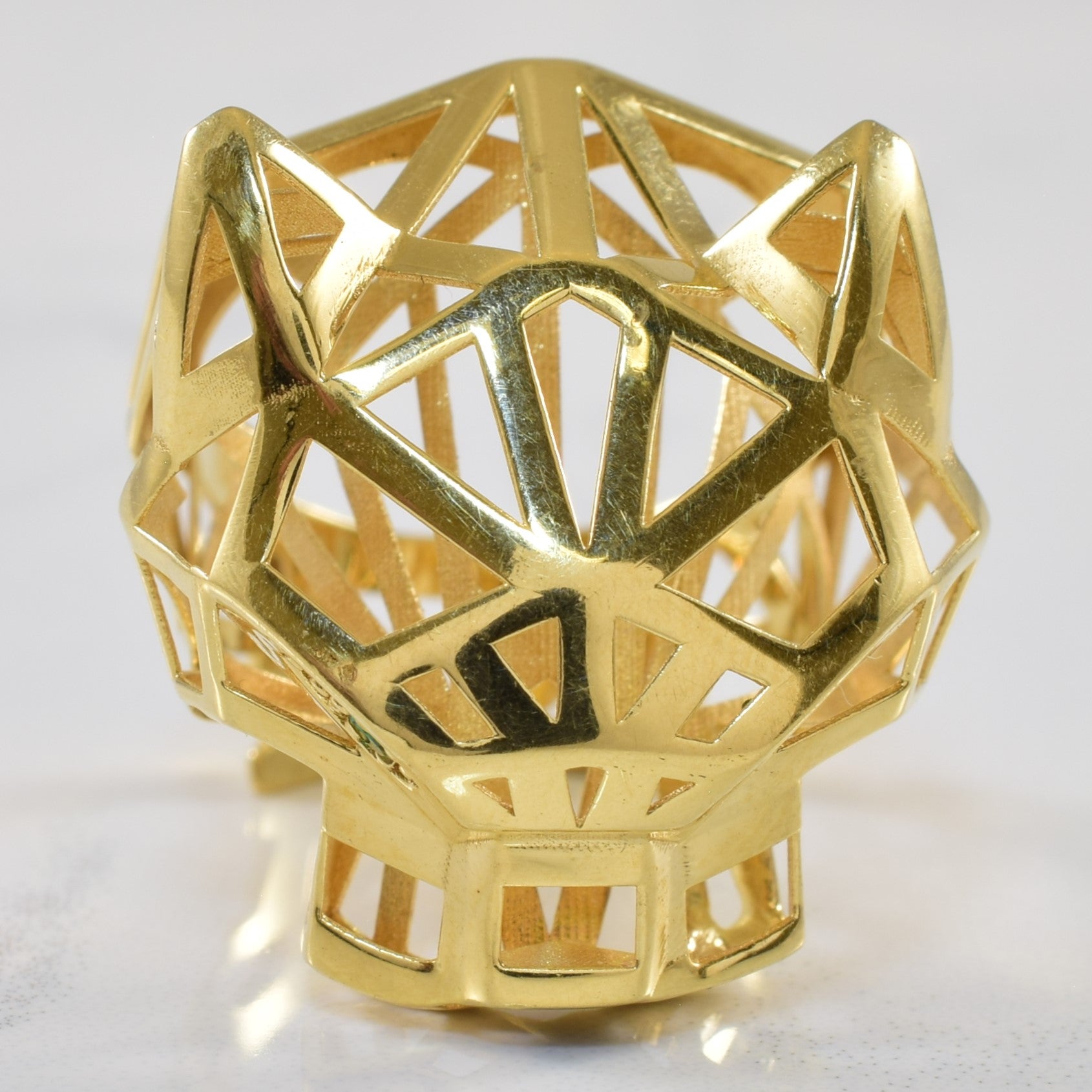 Cartier Inspired Panthere Ring | 0.06ctw | SZ 6.25 |