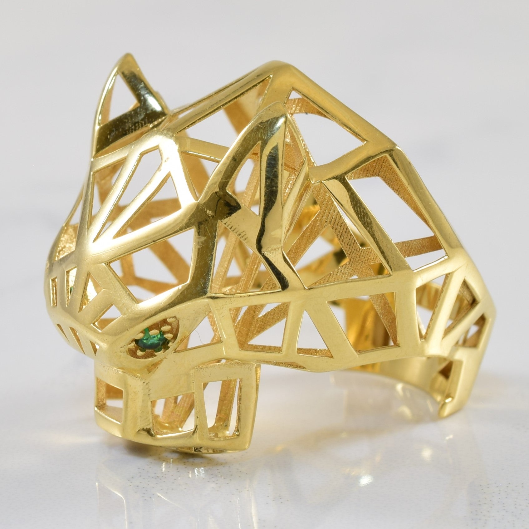Cartier Inspired Panthere Ring | 0.06ctw | SZ 6.25 |
