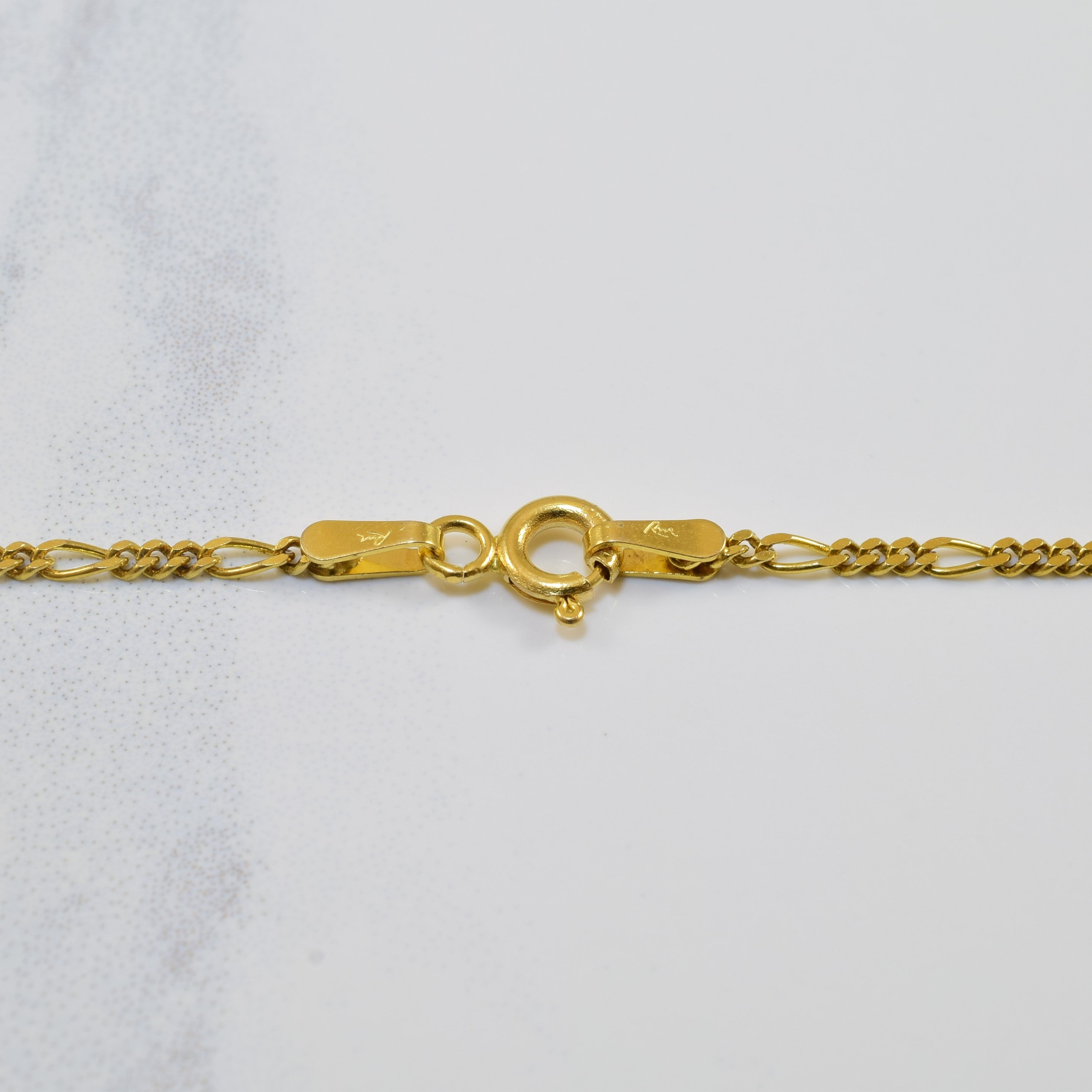14k Yellow Gold Figaro Chain | 16" |