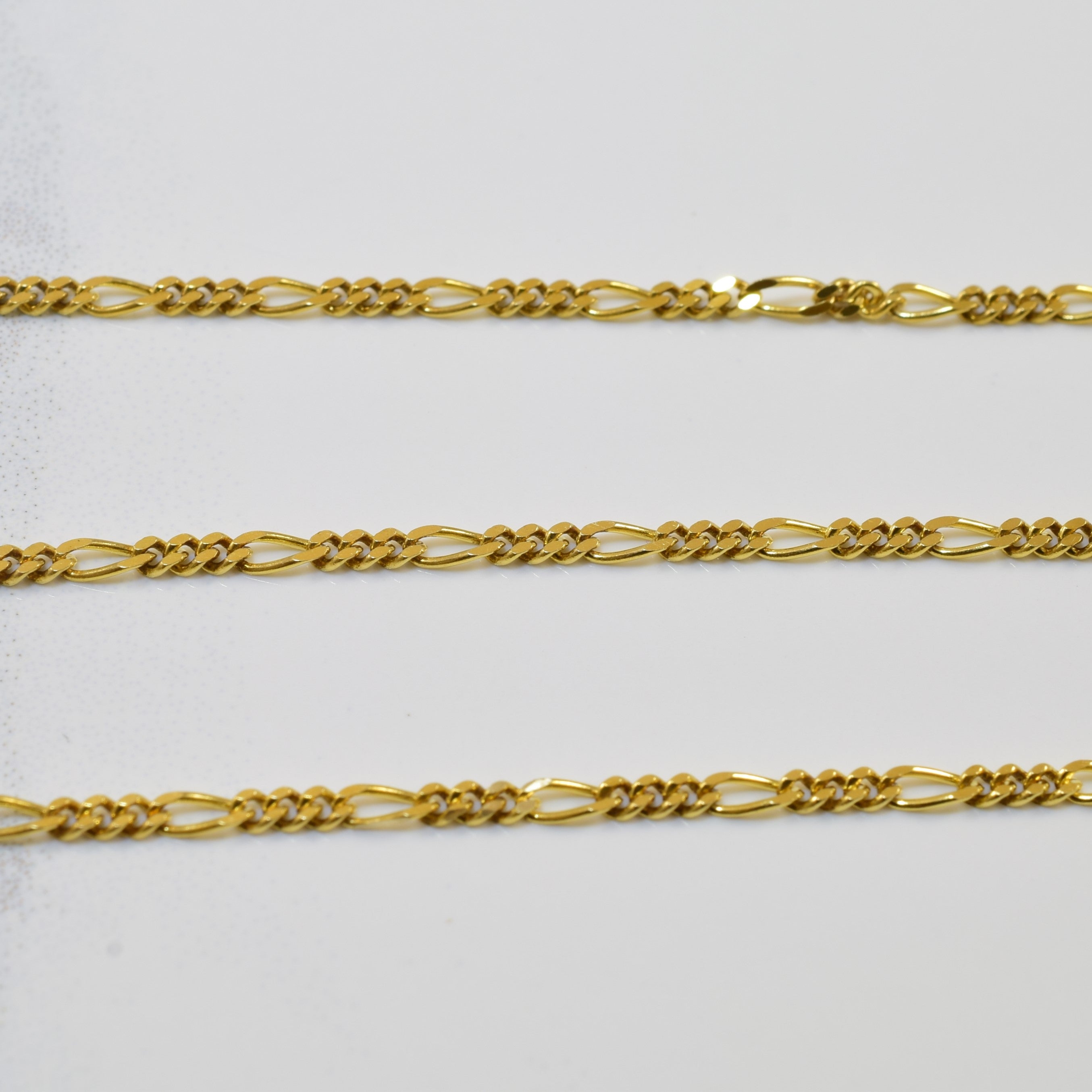 14k Yellow Gold Figaro Chain | 16" |