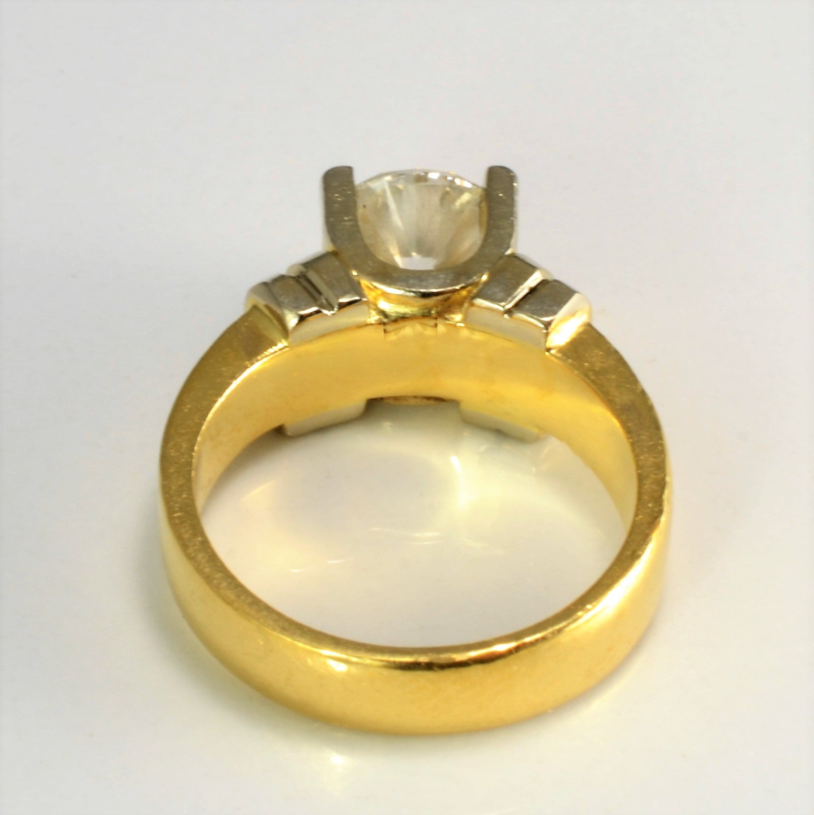 High Set Prong Diamond Engagement Ring | 1.12 ct | I1, K/L | SZ 4.75 |