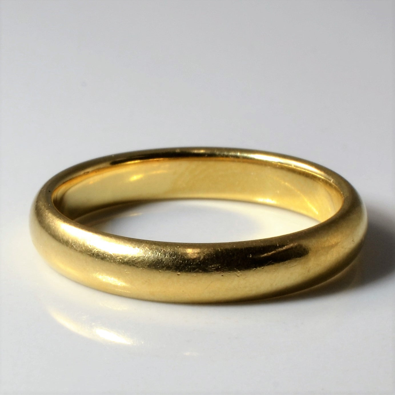 18k Yellow Gold Plain Band | SZ 8 |