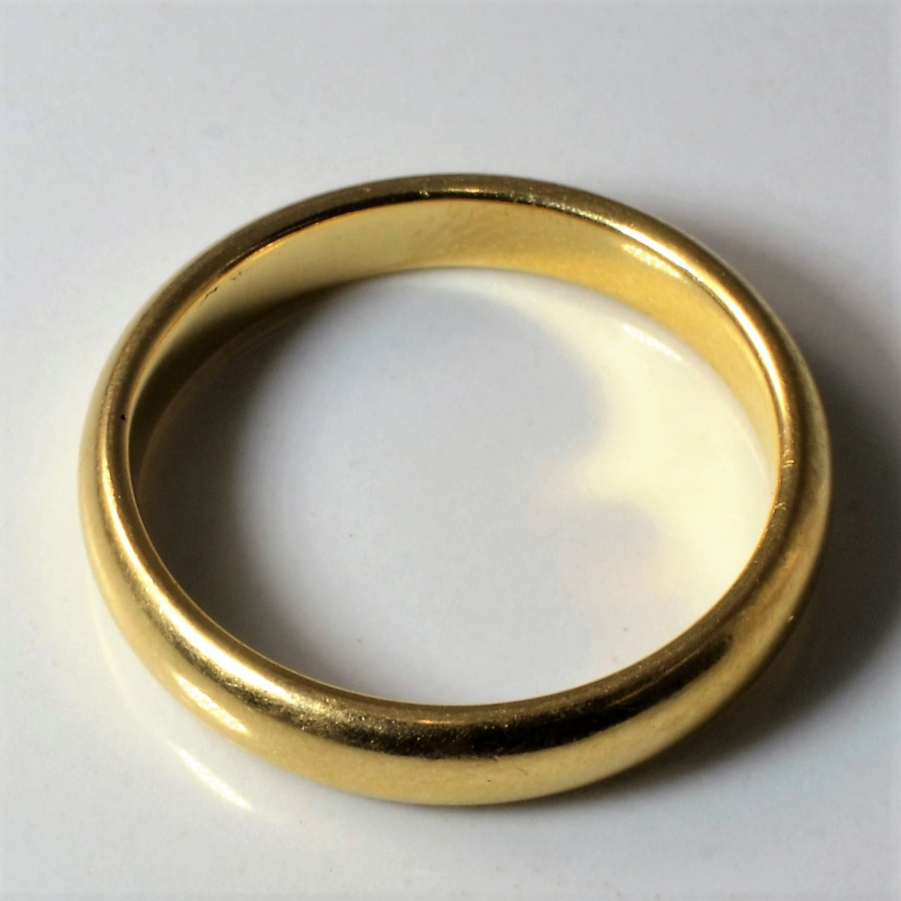18k Yellow Gold Plain Band | SZ 8 |