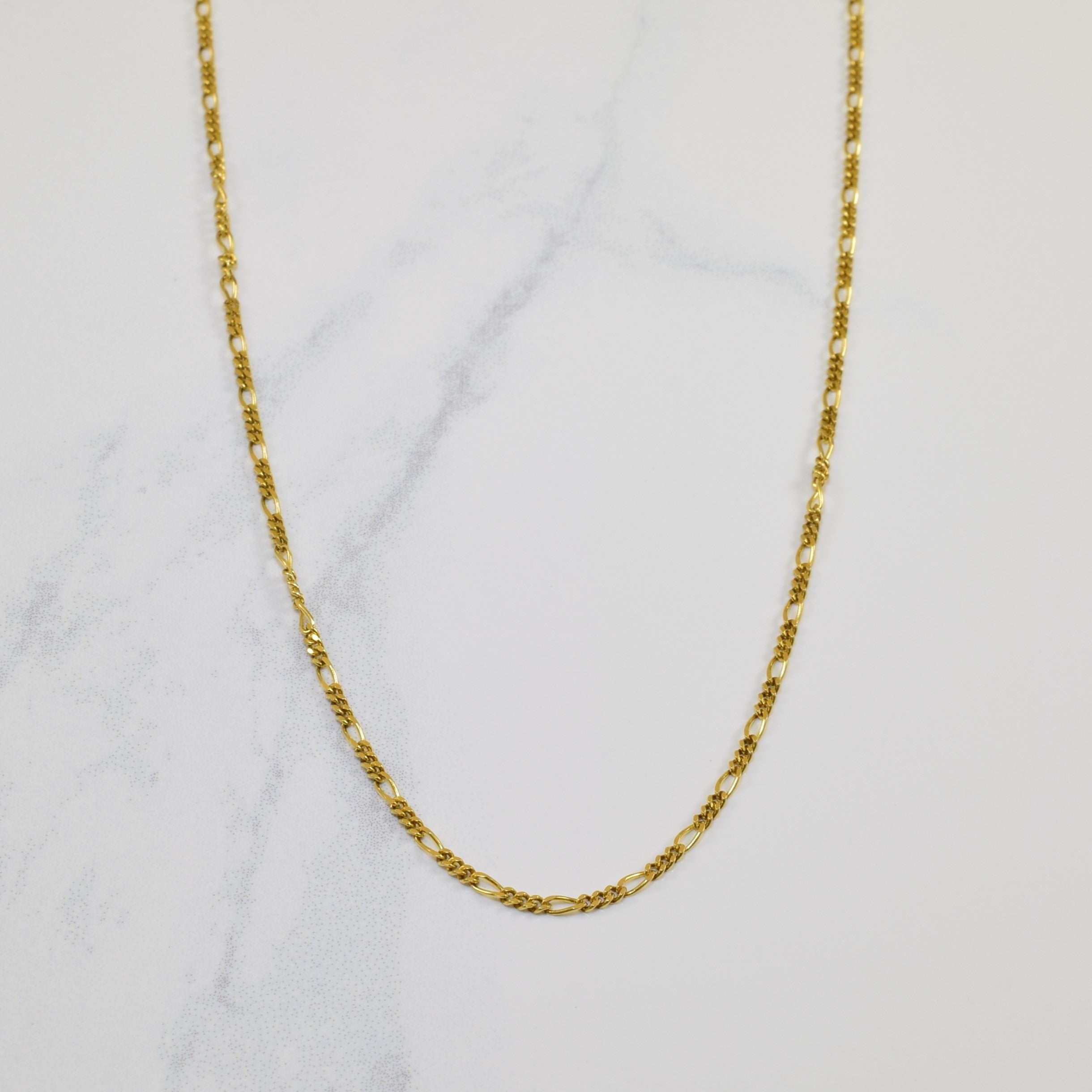 14k Yellow Gold Figaro Chain | 16" |