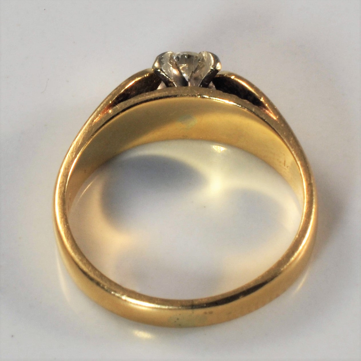 Solitaire Diamond Ring | 0.12ct | SZ 4.5 |