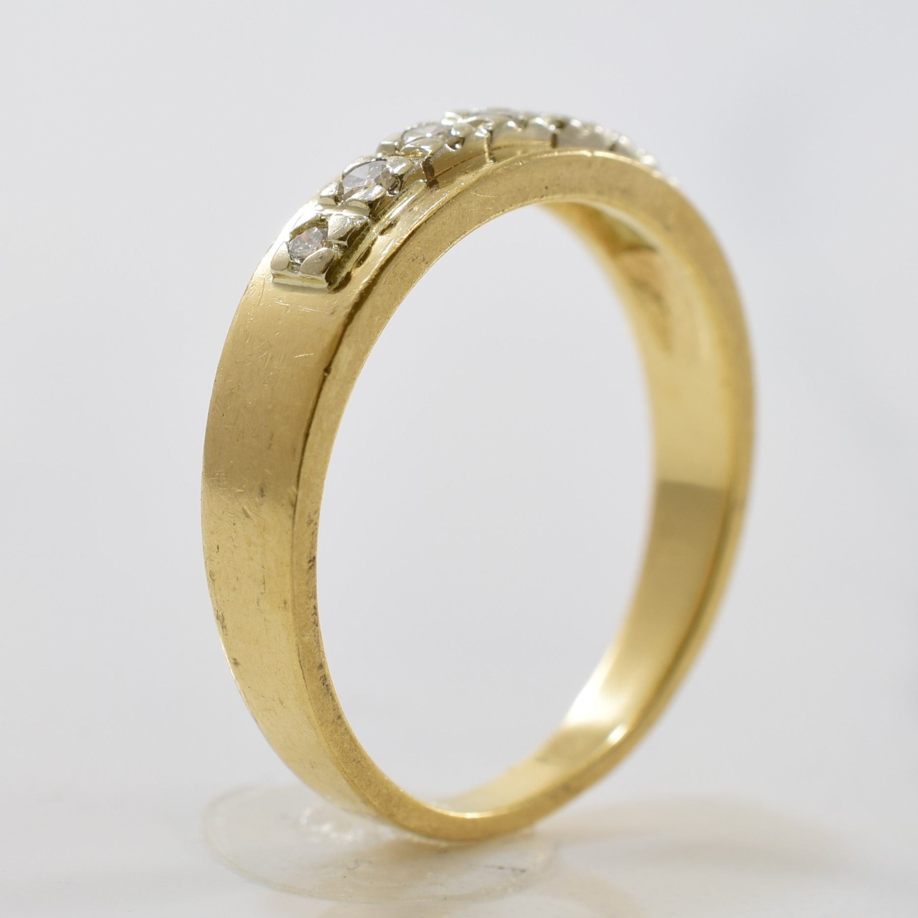 Yellow Gold Diamond Band | 0.20ctw | SZ 5.75 |