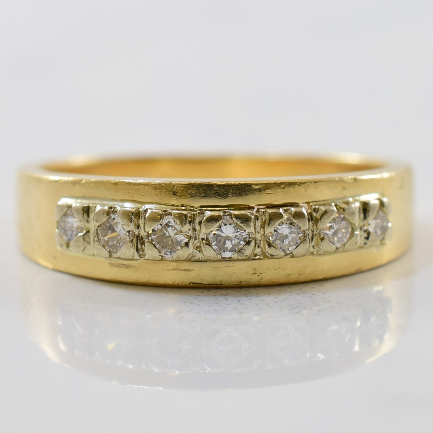 Yellow Gold Diamond Band | 0.20ctw | SZ 5.75 |