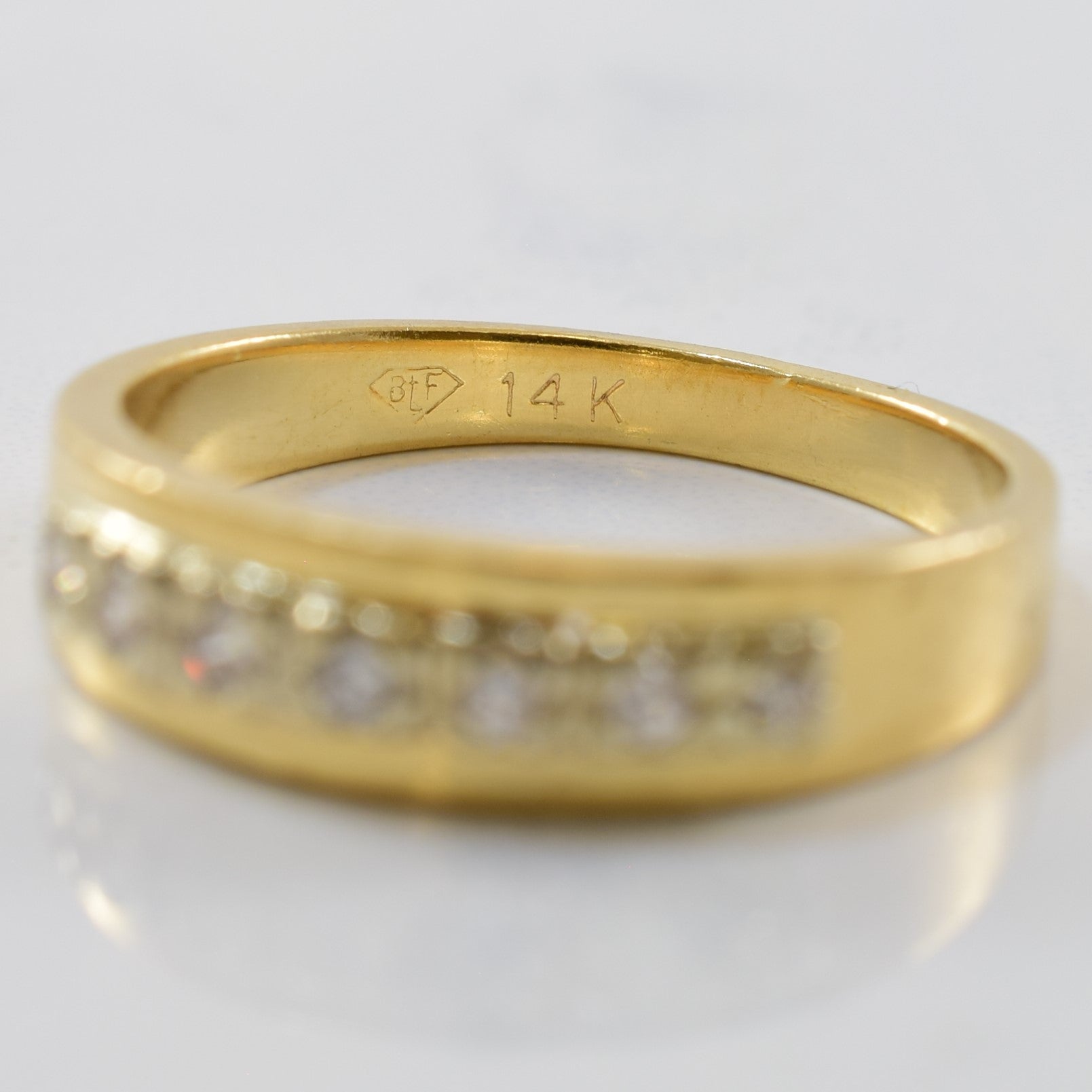 Yellow Gold Diamond Band | 0.20ctw | SZ 5.75 |