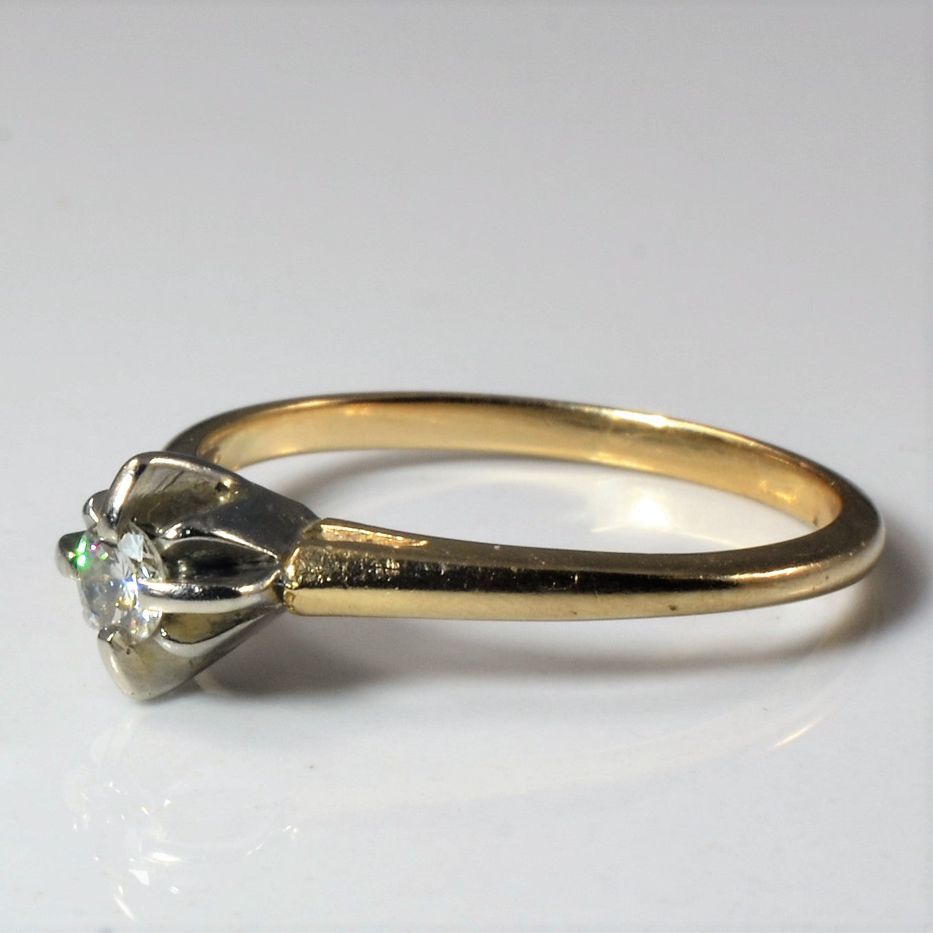 Solitaire Diamond Ring | 0.12ct | SZ 7 |