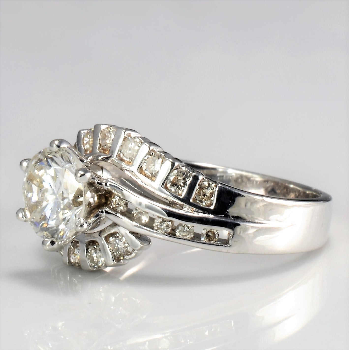 Bypass Diamond Engagement Ring | 1.35 ctw, SZ 6.25 |
