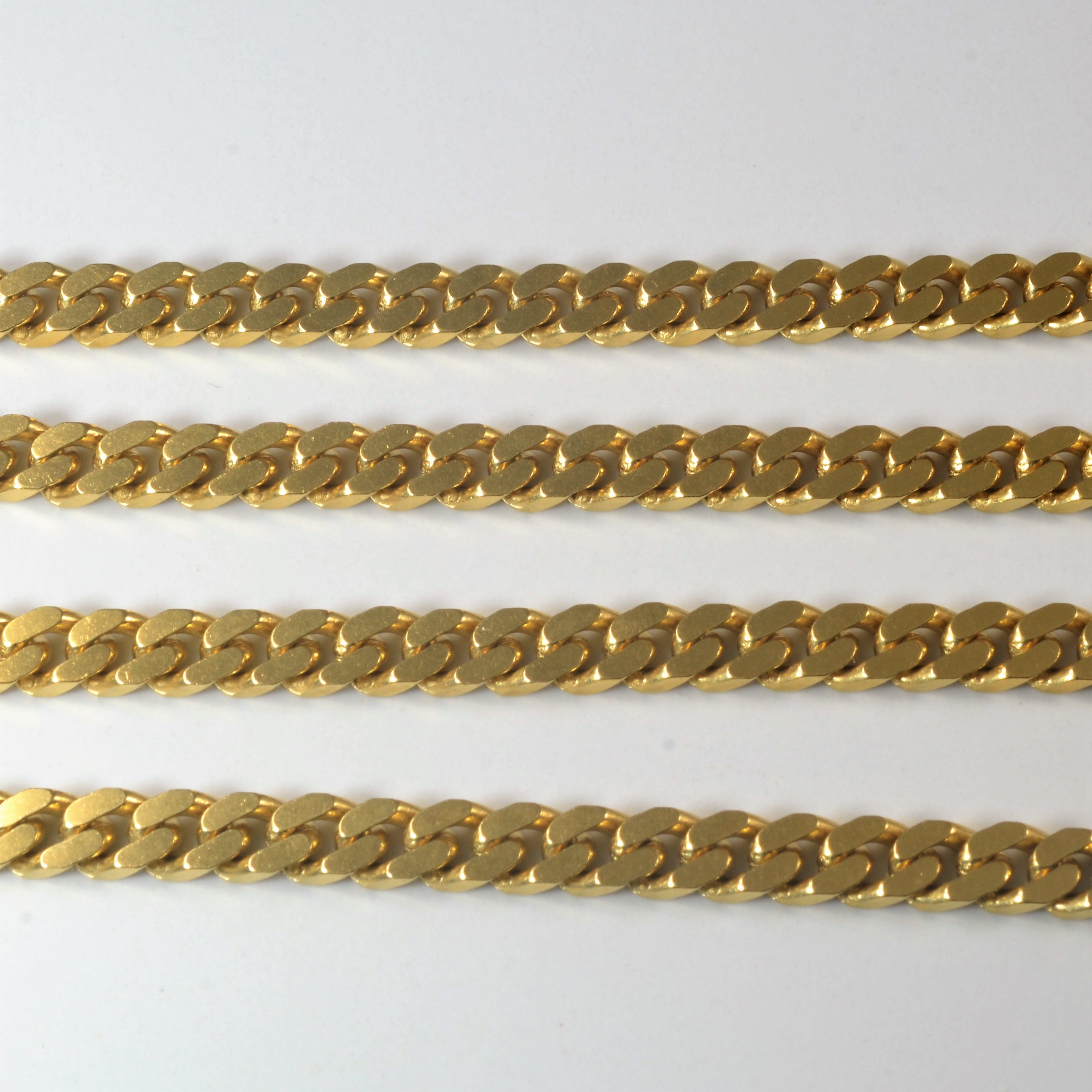 18k Yellow Gold Curb Chain | 23" |