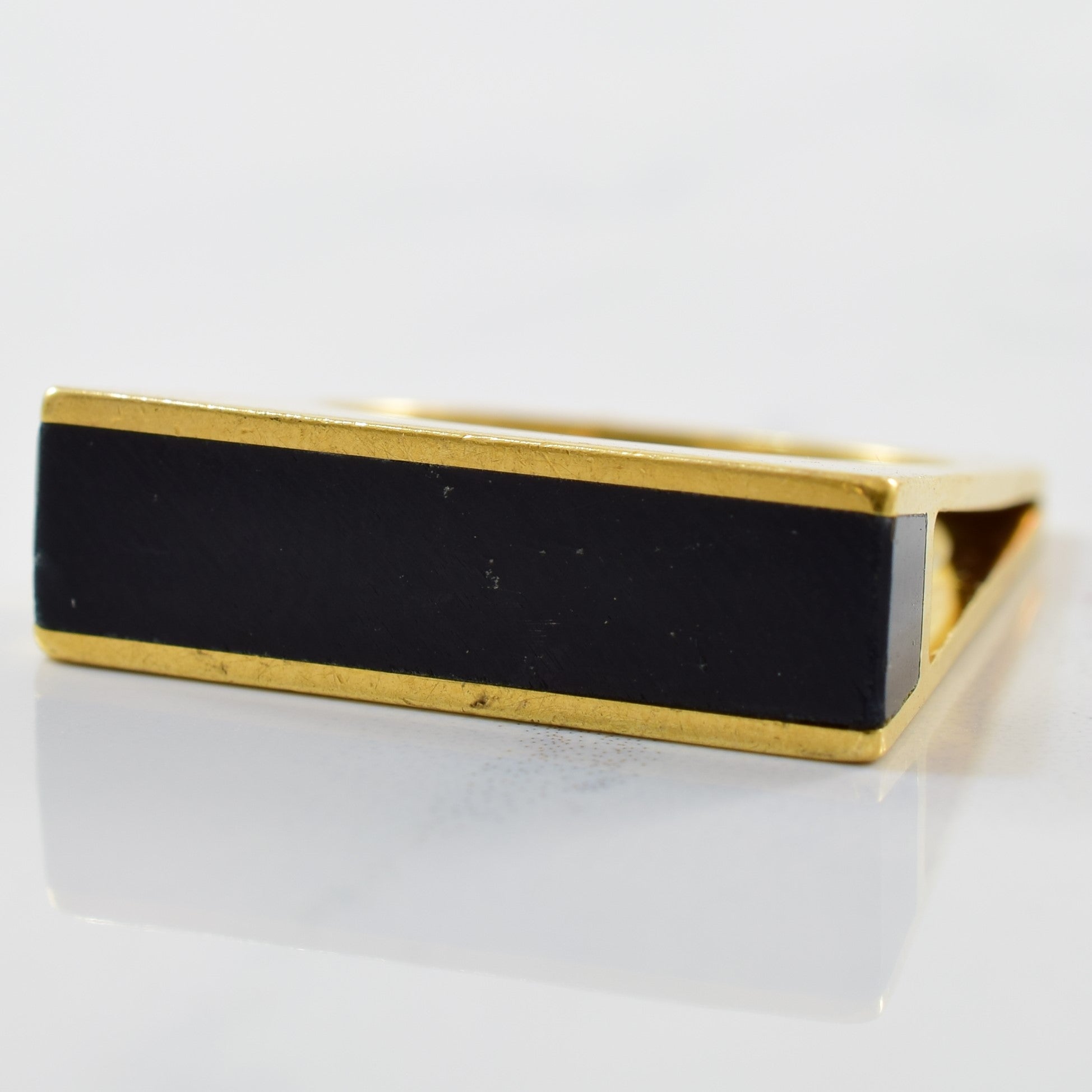 Black Onyx Bar Ring | 10.00ct | SZ 6.5 |