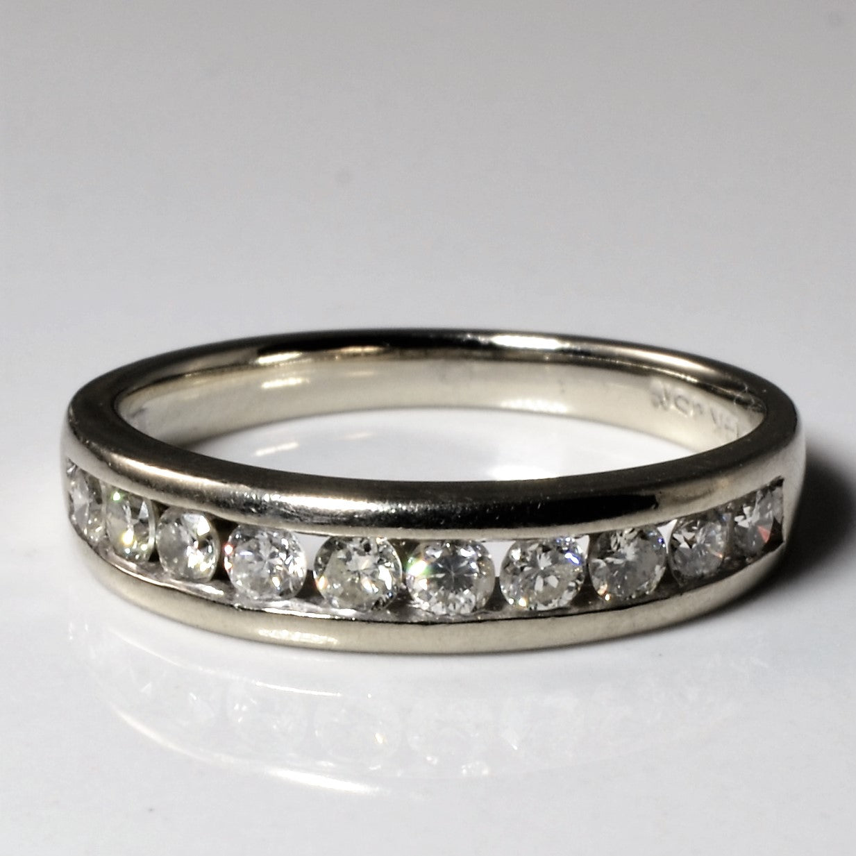 Channel Set Diamond Band | 0.45ctw | SZ 6.5 |