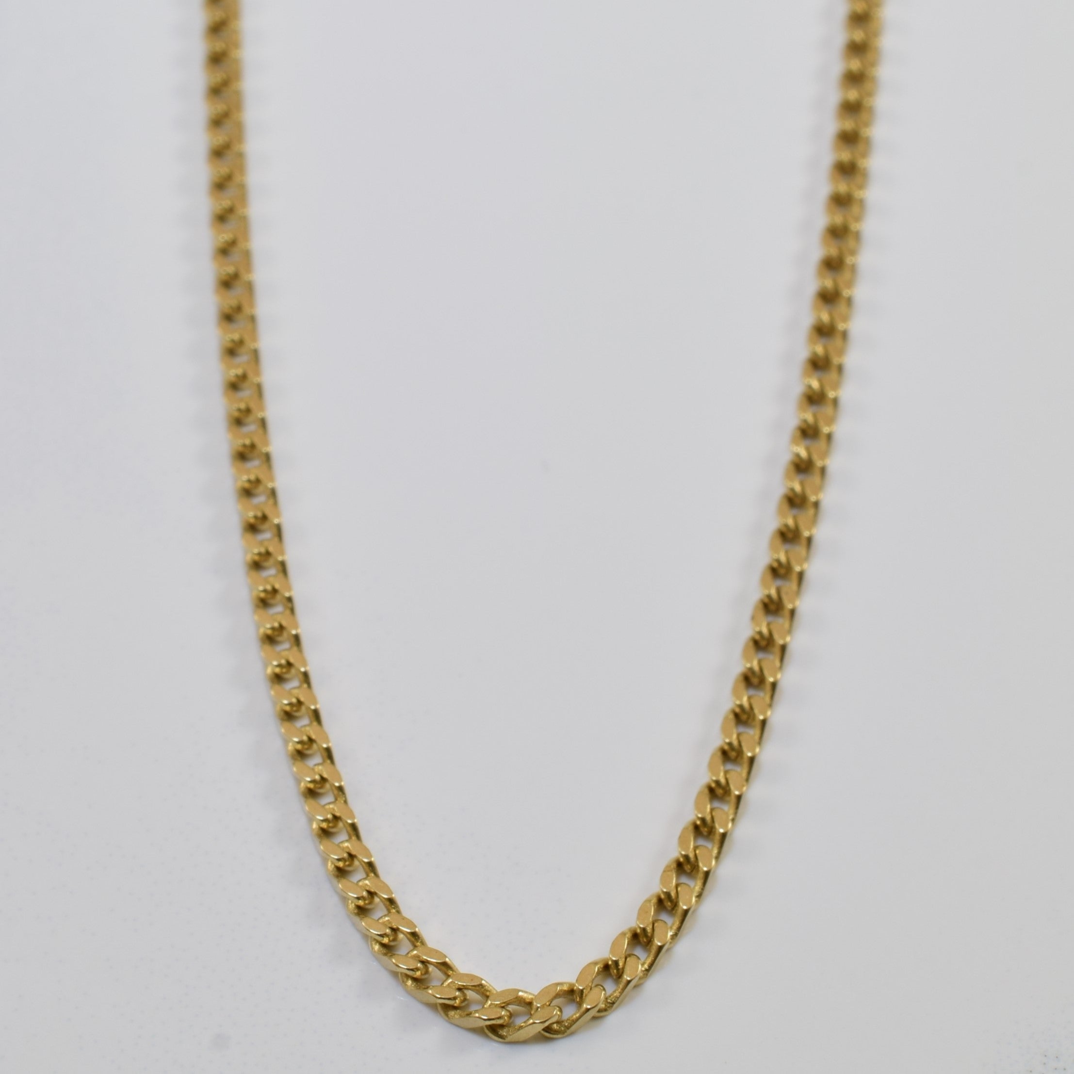 10k Yellow Gold Curb Chain | 22.5" |