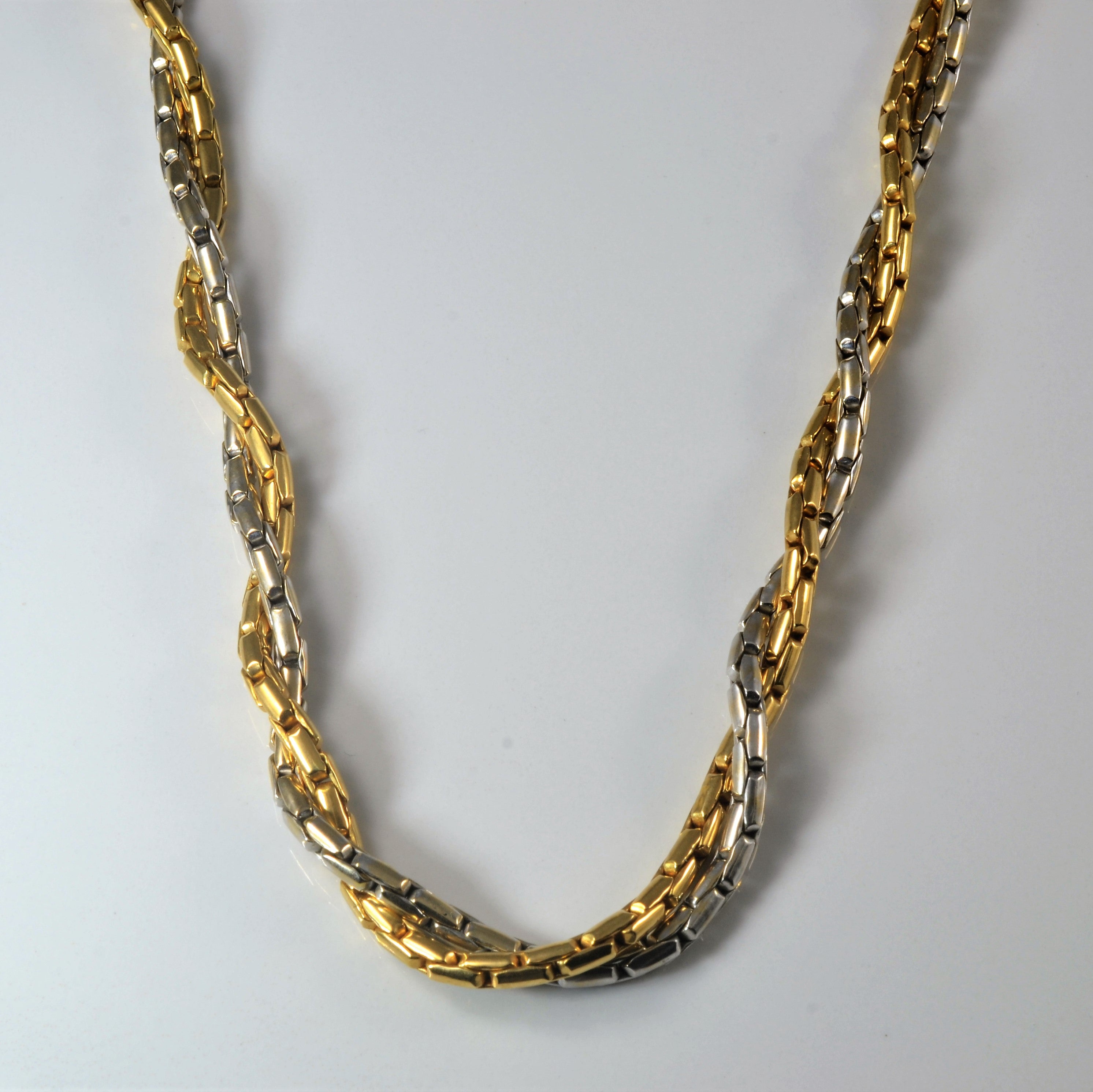 Birks' Braided Two Tone Twisted Chain | 18" |