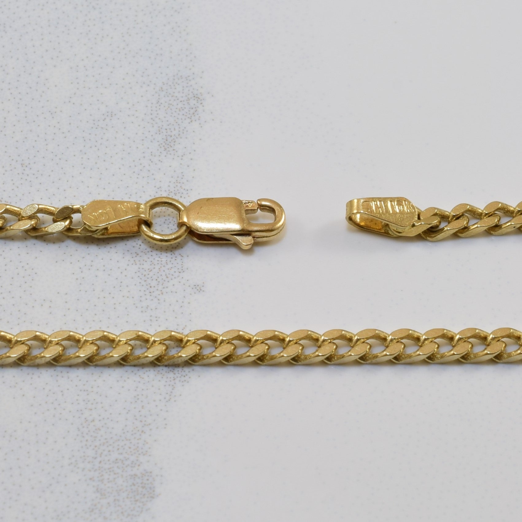 10k Yellow Gold Curb Chain | 22.5" |