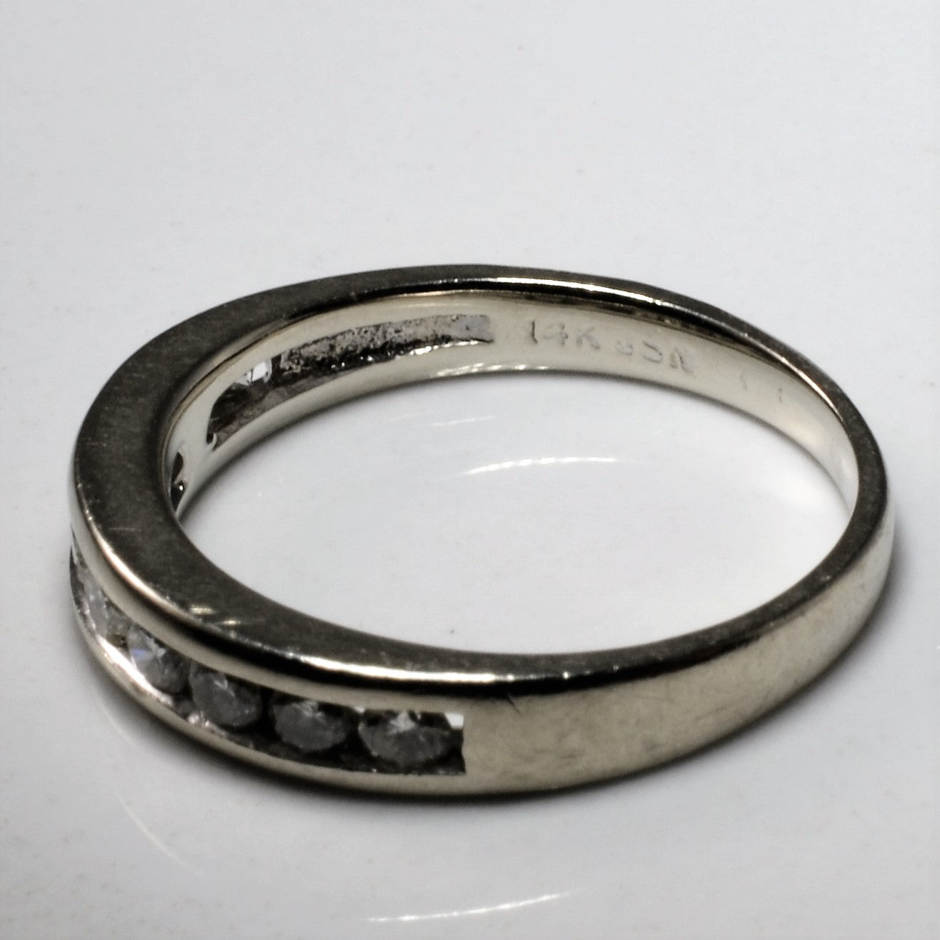 Channel Set Diamond Band | 0.45ctw | SZ 6.5 |