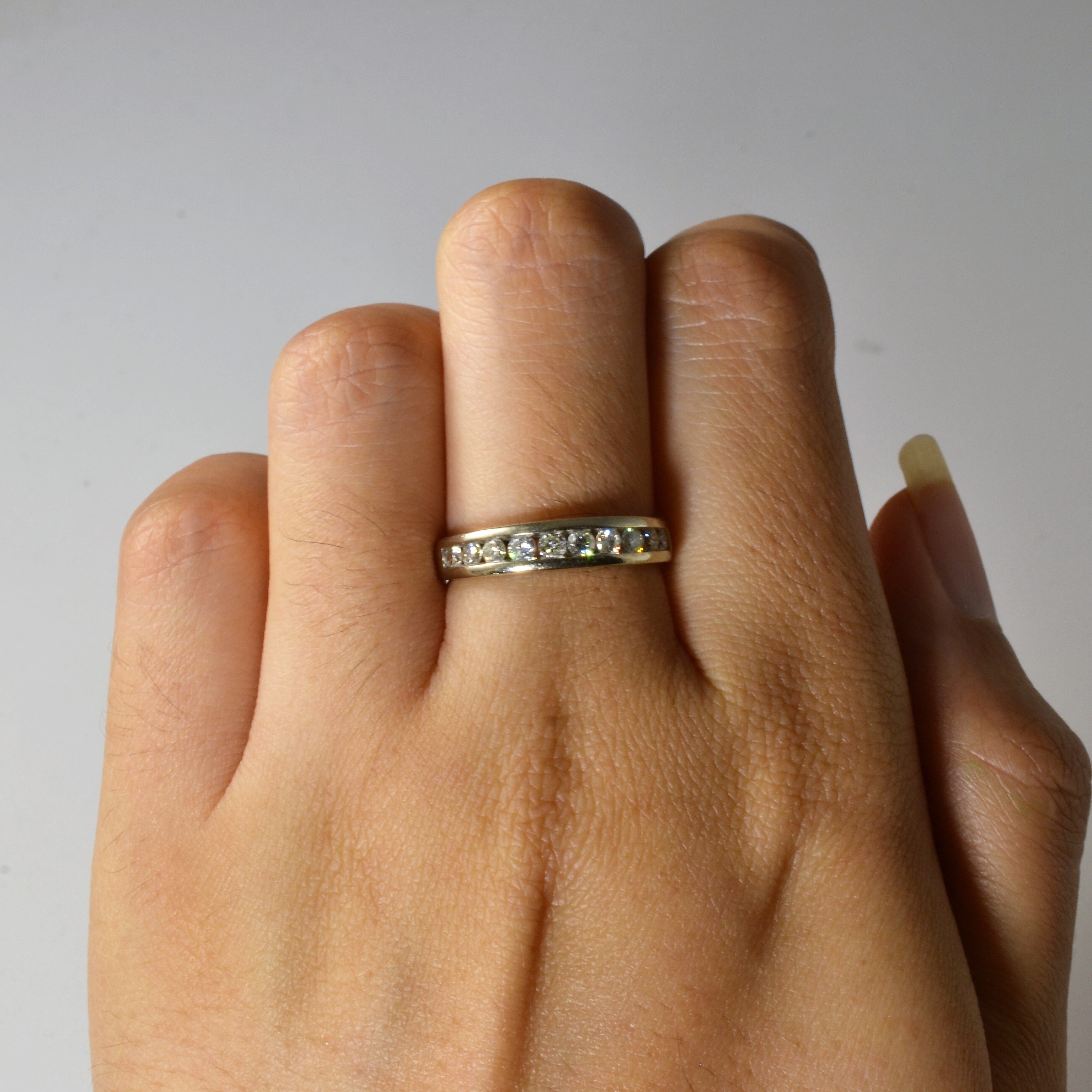 Channel Set Diamond Band | 0.45ctw | SZ 6.5 |