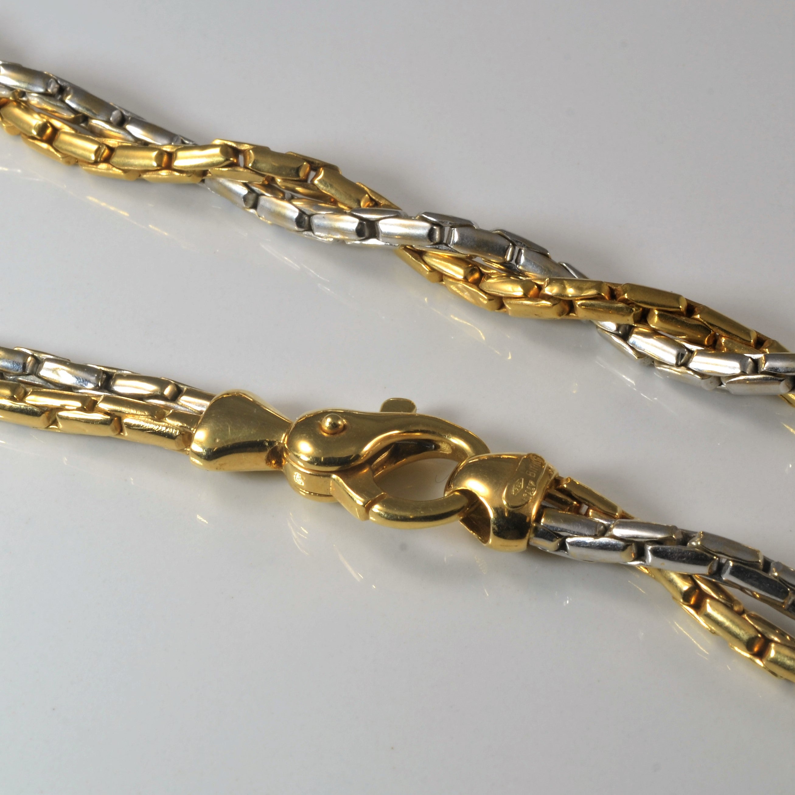 Birks' Braided Two Tone Twisted Chain | 18" |
