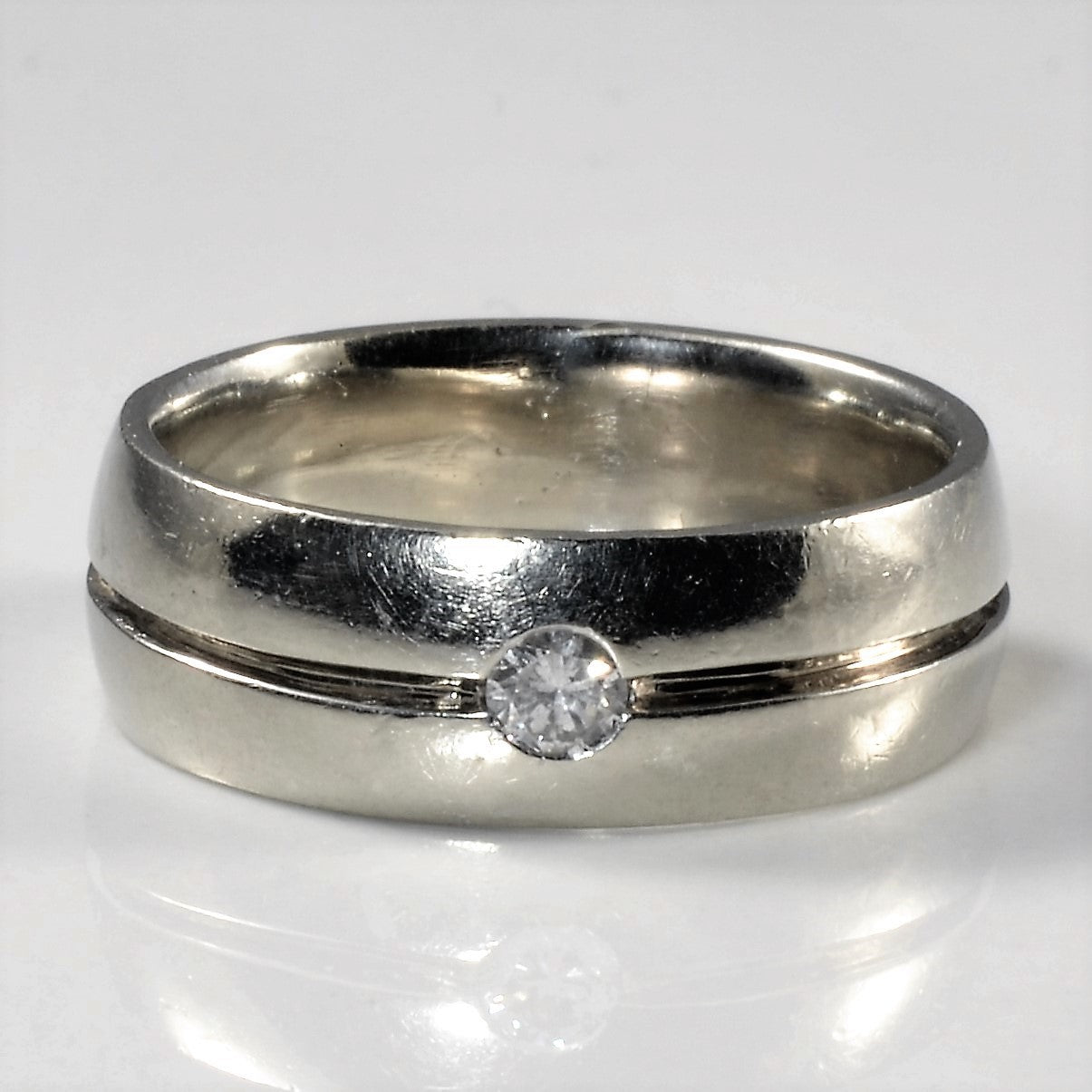 Flush Set Diamond Band | 0.17ct | SZ 7.5 |