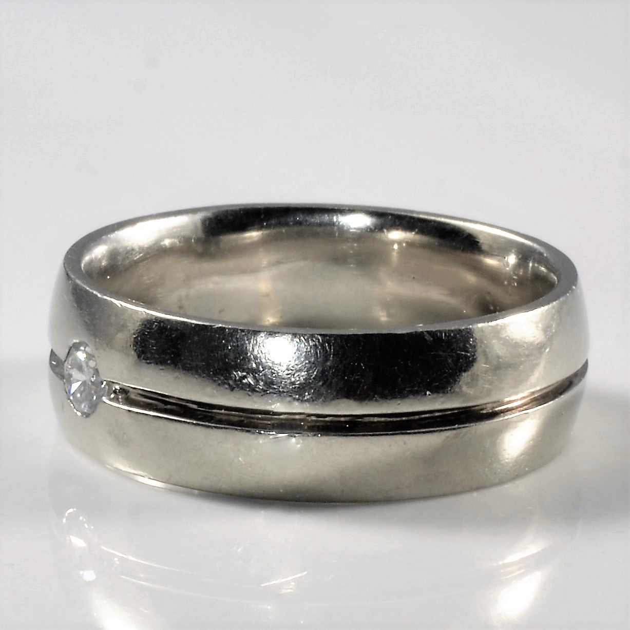 Flush Set Diamond Band | 0.17ct | SZ 7.5 |