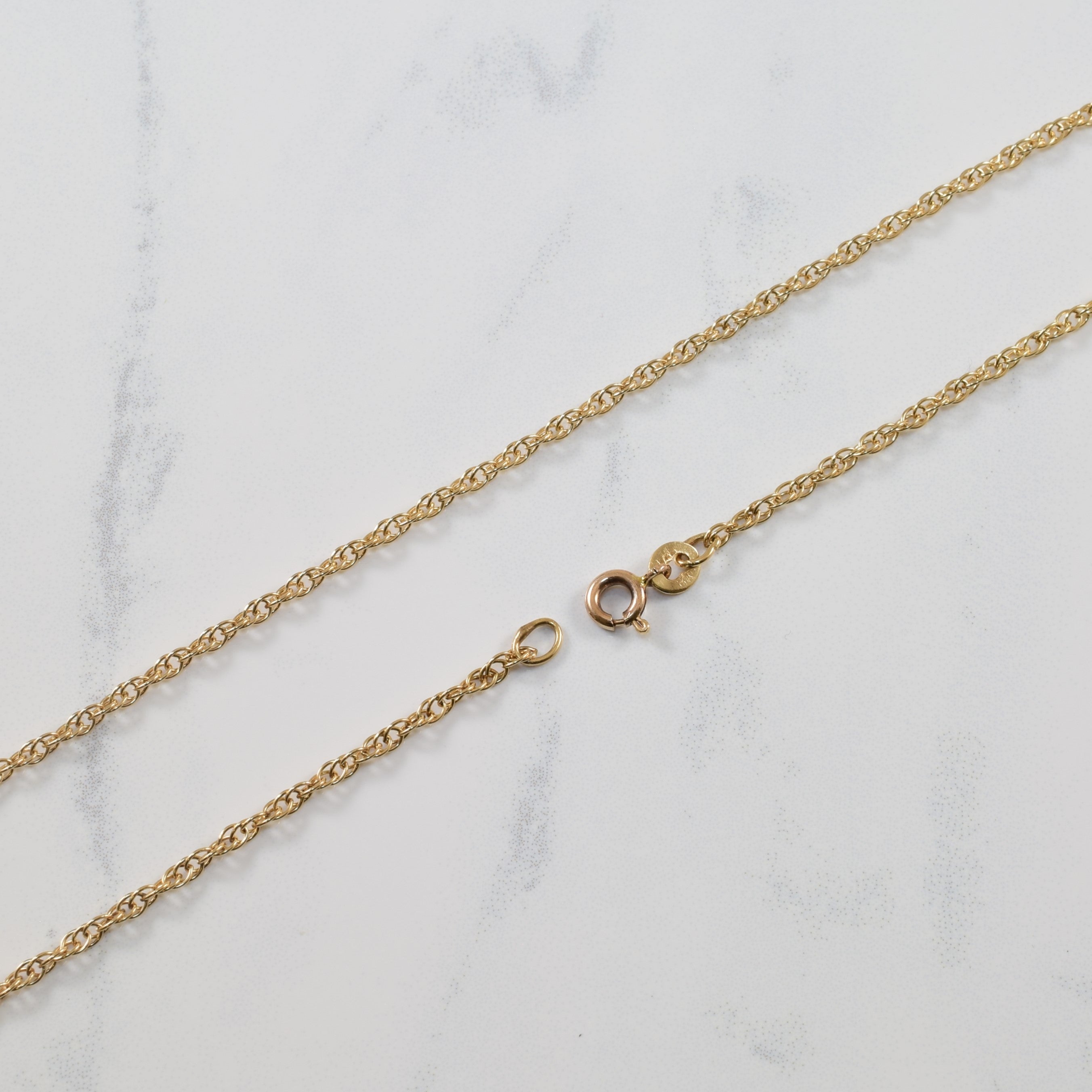 10k Yellow Gold Prince of Whales Chain | 18.25" |