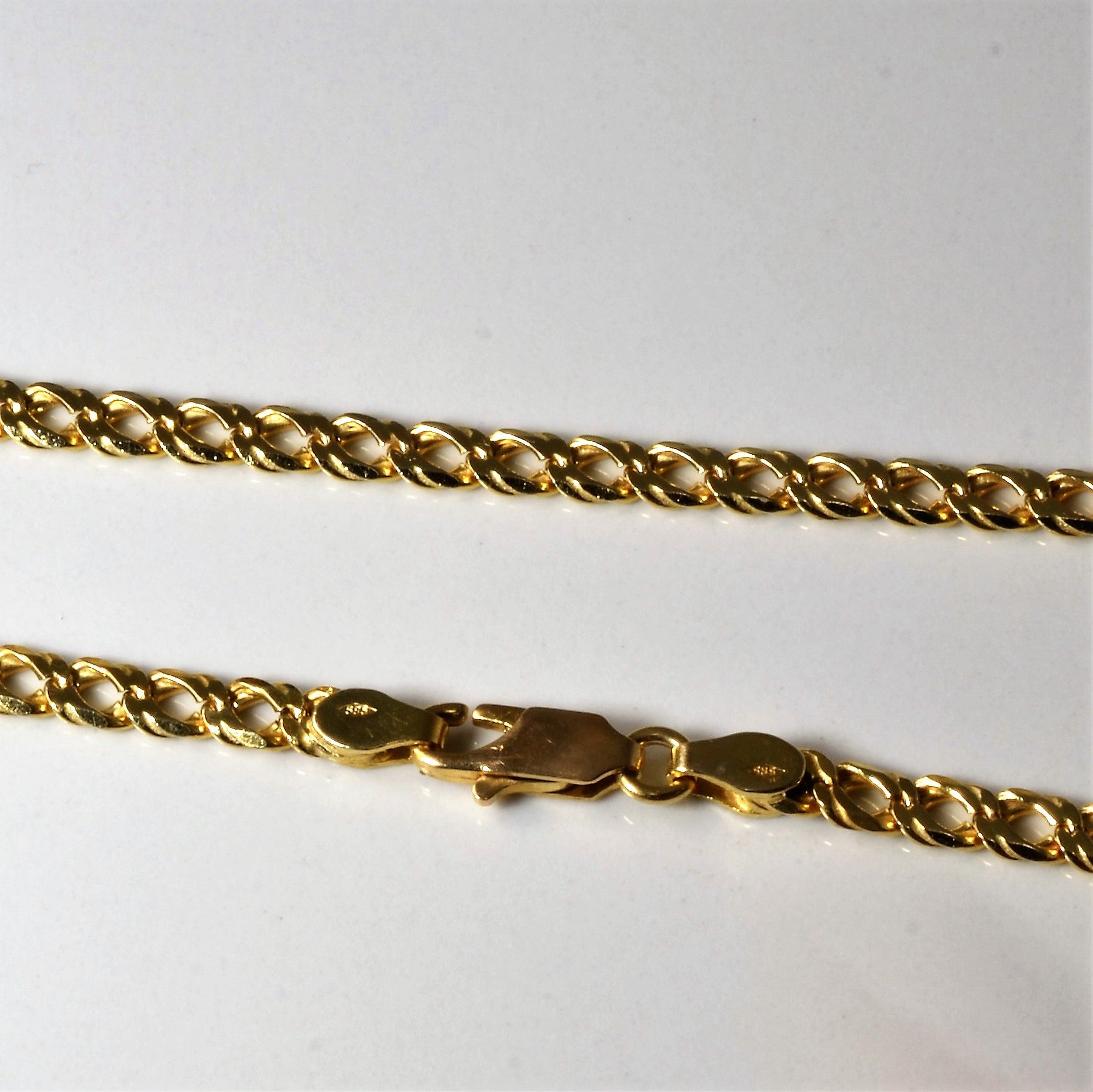 14k Yellow Gold Parallel Chain | 18" |