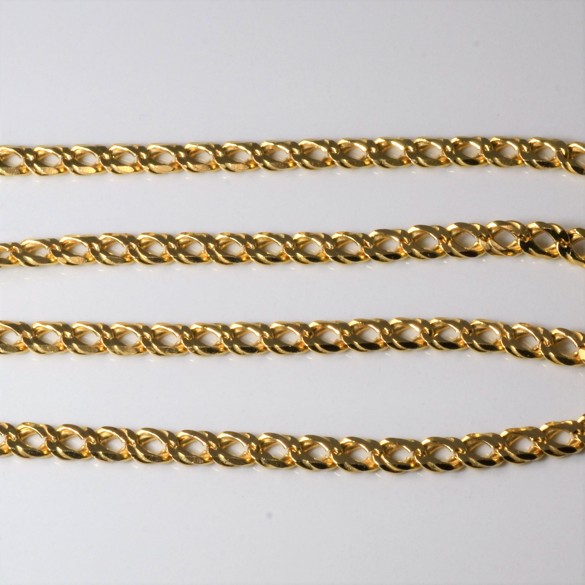 14k Yellow Gold Parallel Chain | 18" |