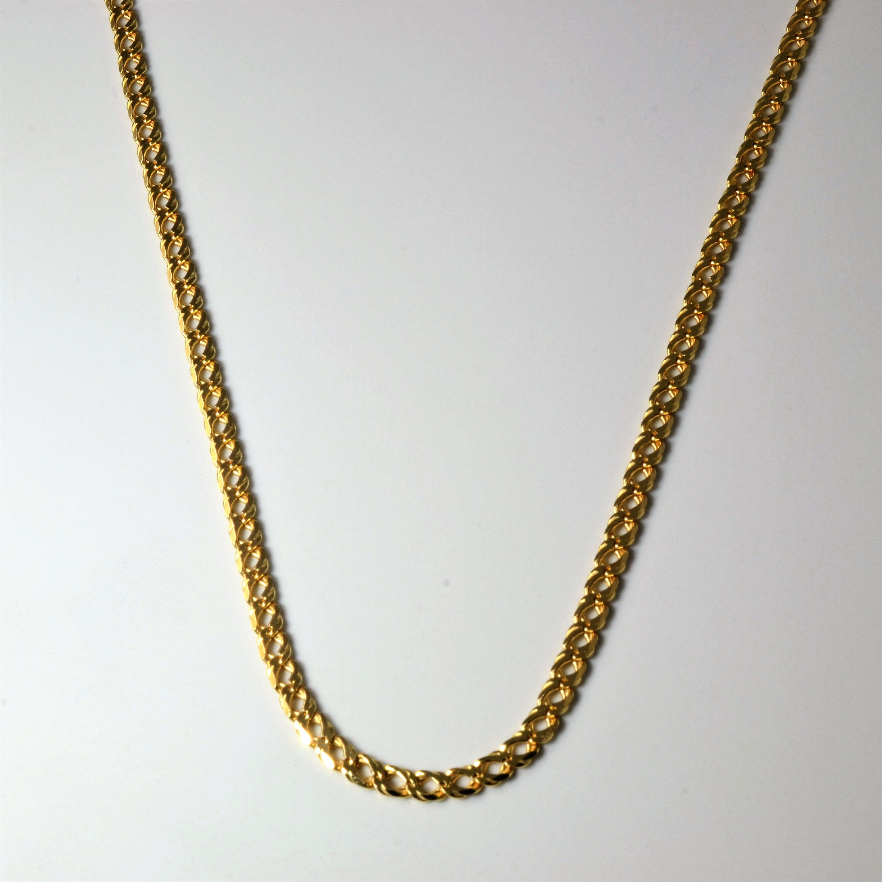 14k Yellow Gold Parallel Chain | 18" |