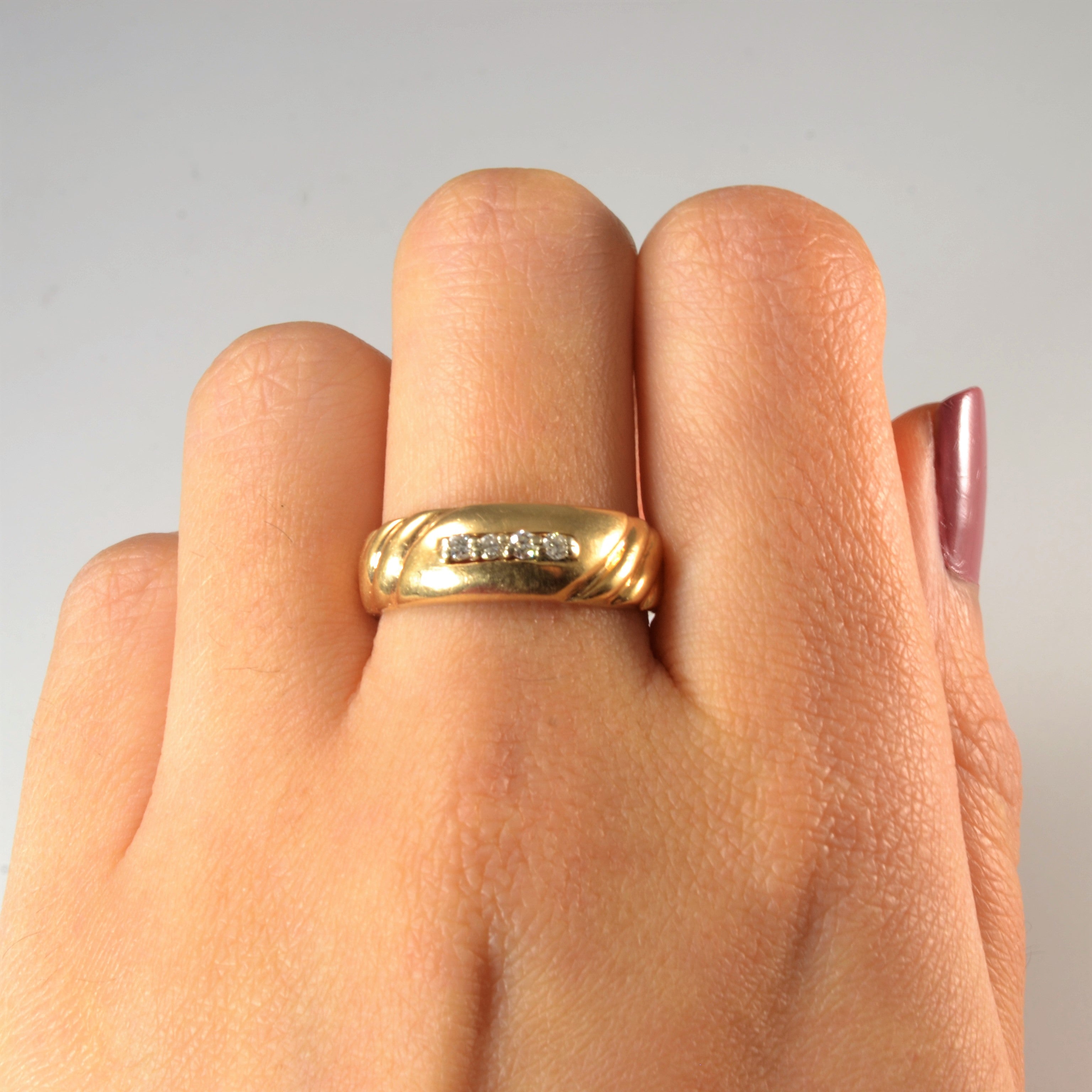 Four Stone Diamond Ring | 0.08 ctw | SZ 8.5 |