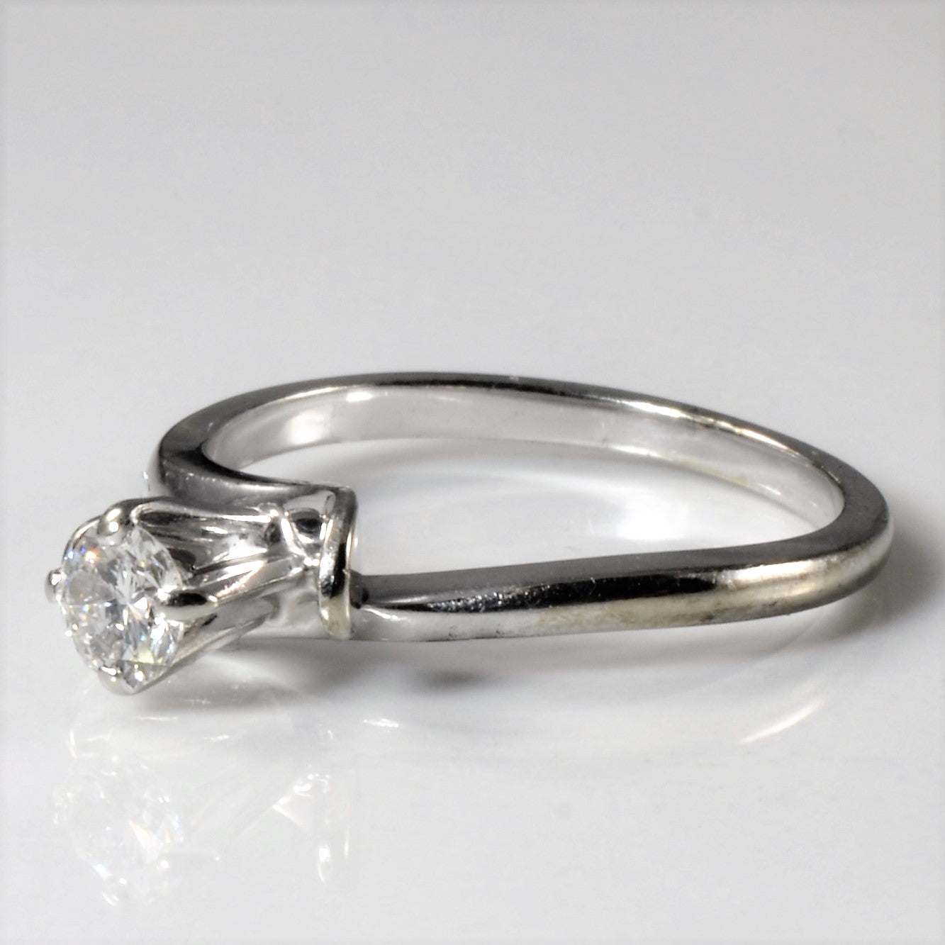 High Set Solitaire Diamond Ring | 0.25ct | SZ 6 |