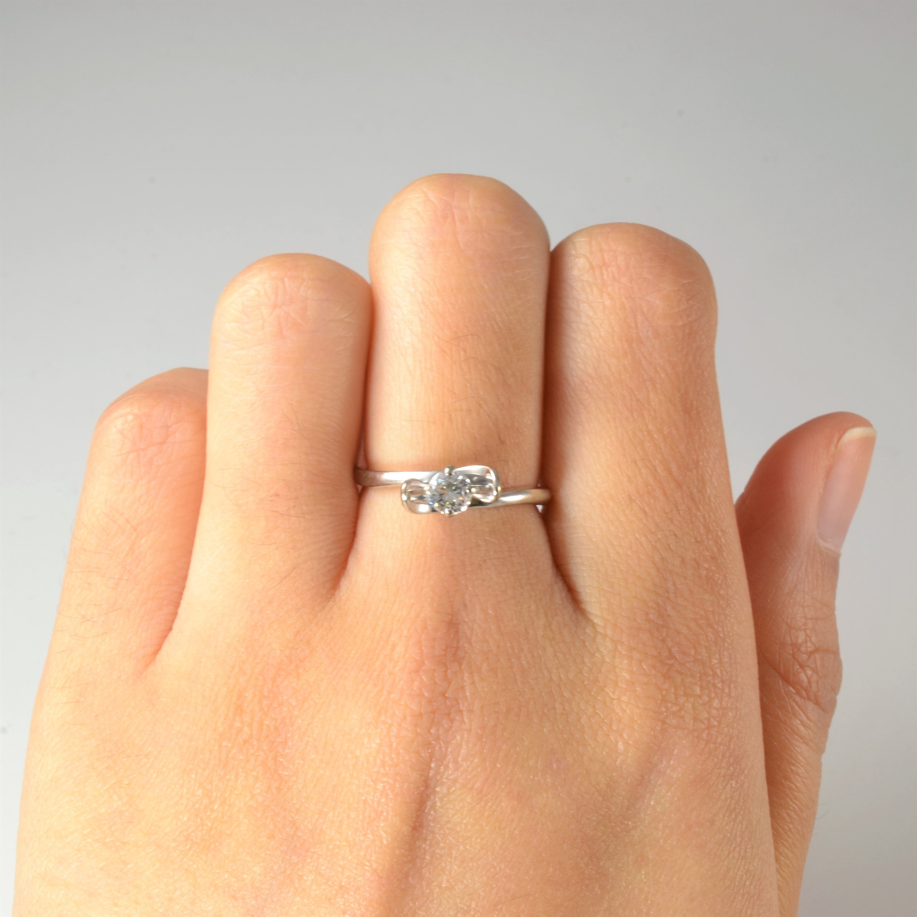 High Set Solitaire Diamond Ring | 0.25ct | SZ 6 |