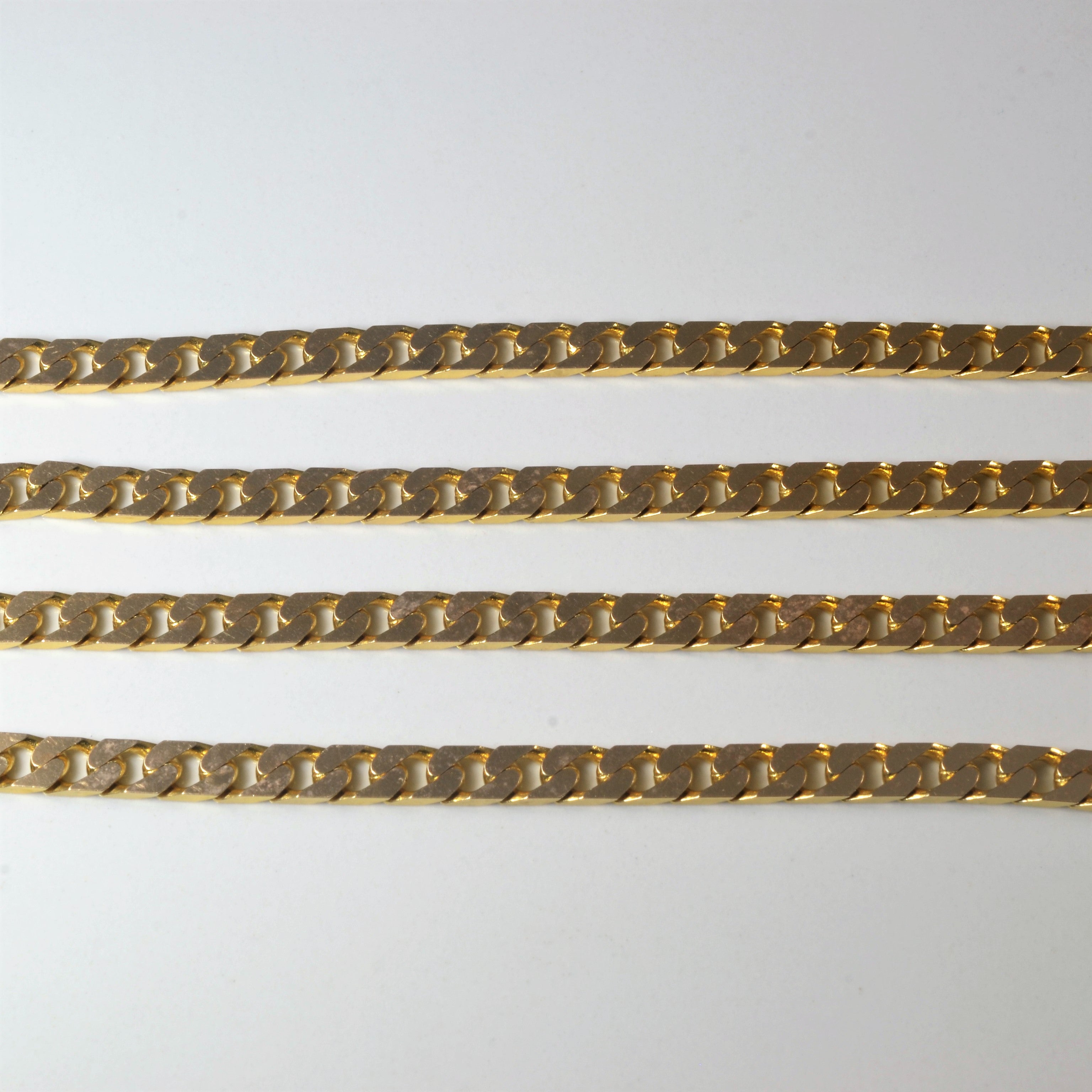 10k Yellow Gold Curb Link Chain | 23" |